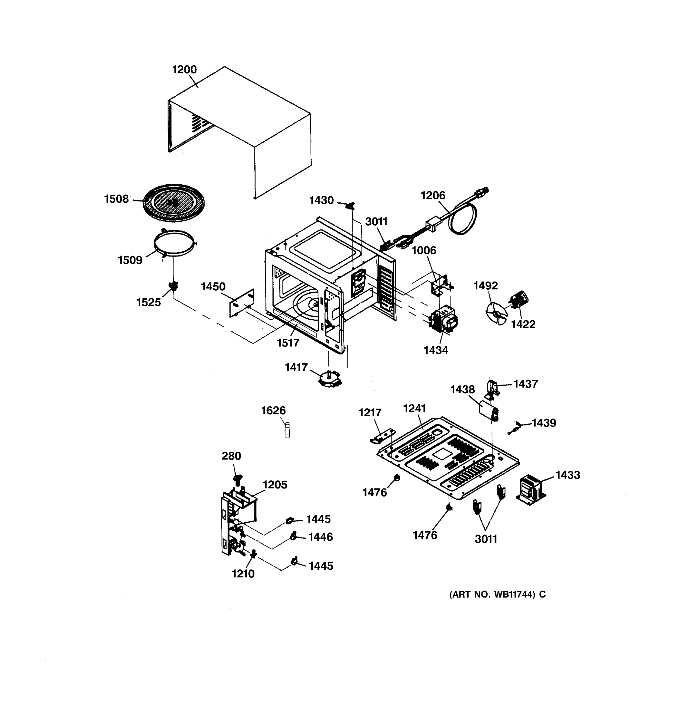 OVEN & CABINET PARTS