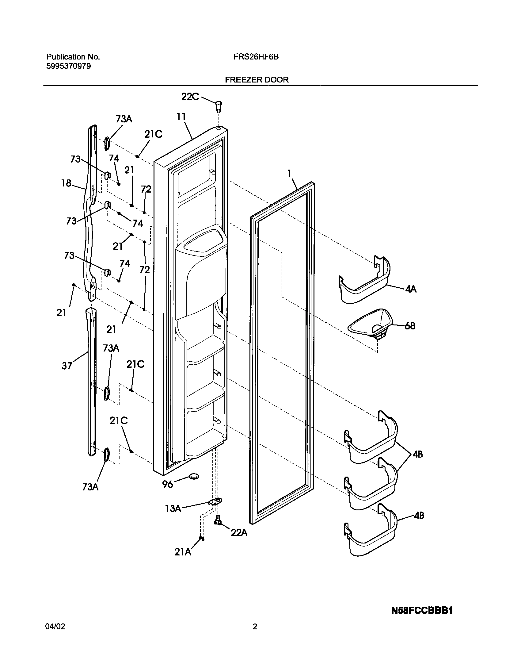 03 - FREEZER DOOR