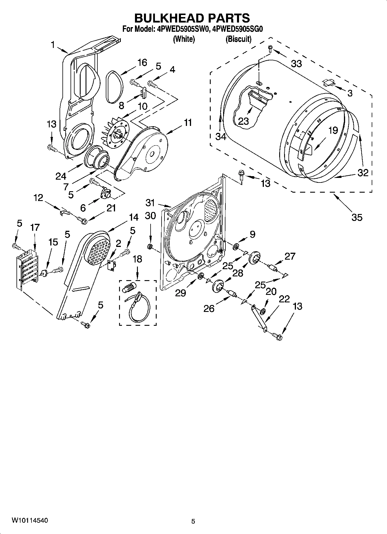 03 - BULKHEAD PARTS, OPTIONAL PARTS (NOT INCLUDED)