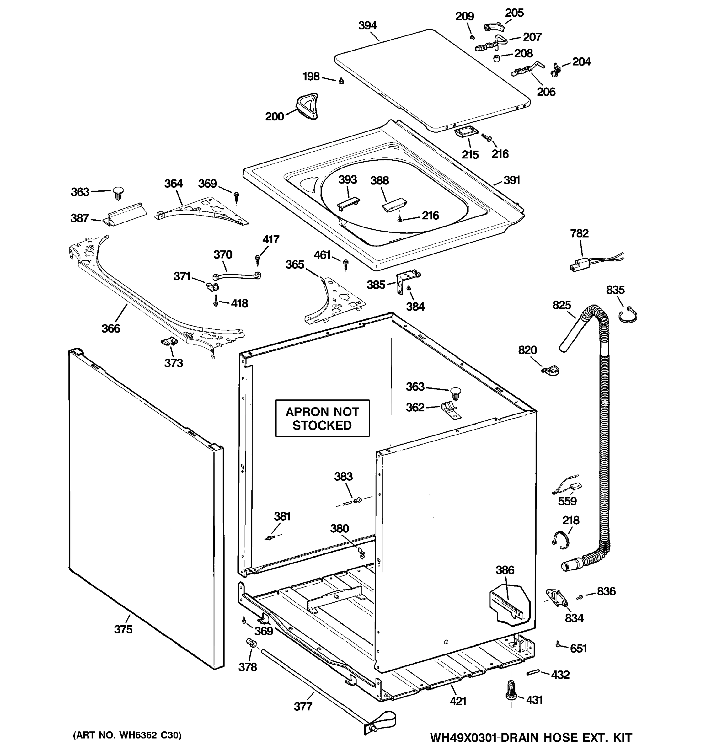CABINET, COVER & FRONT PANEL