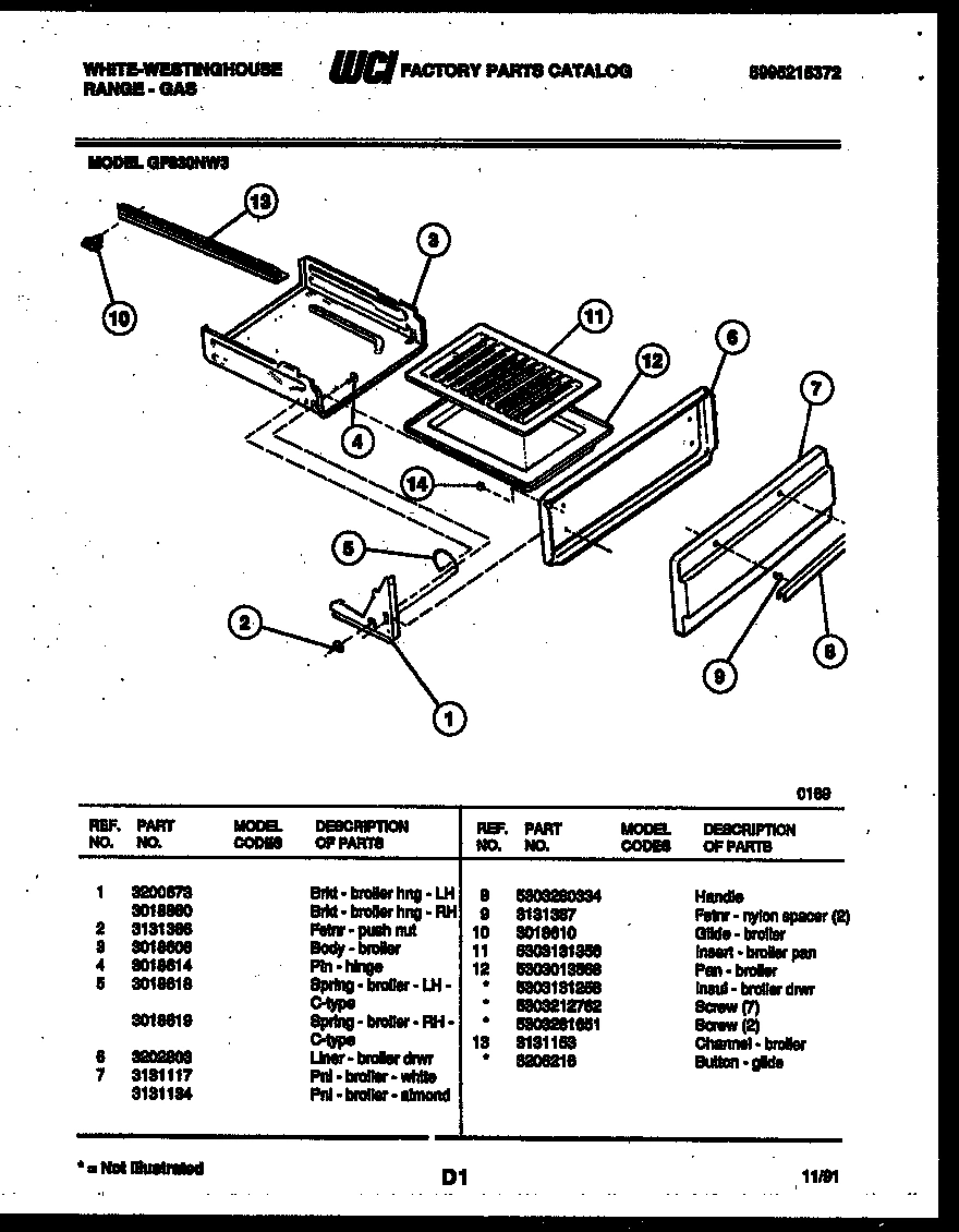 04 - BROILER DRAWER PARTS