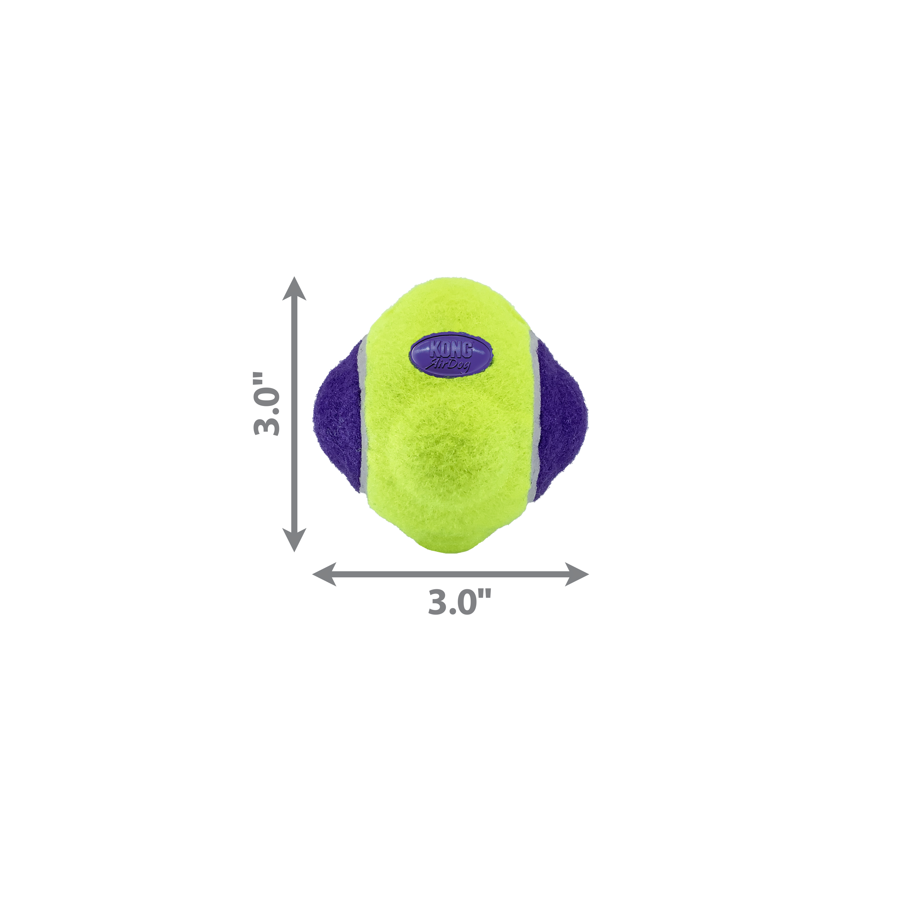 AirDog Squeaker Knobby Ball dimoffpack product image