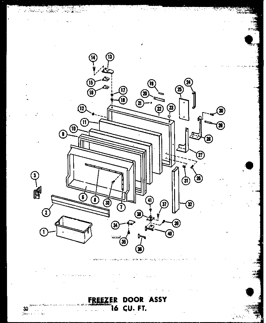 03 - FZ DOOR ASSY 16 CU. FT.