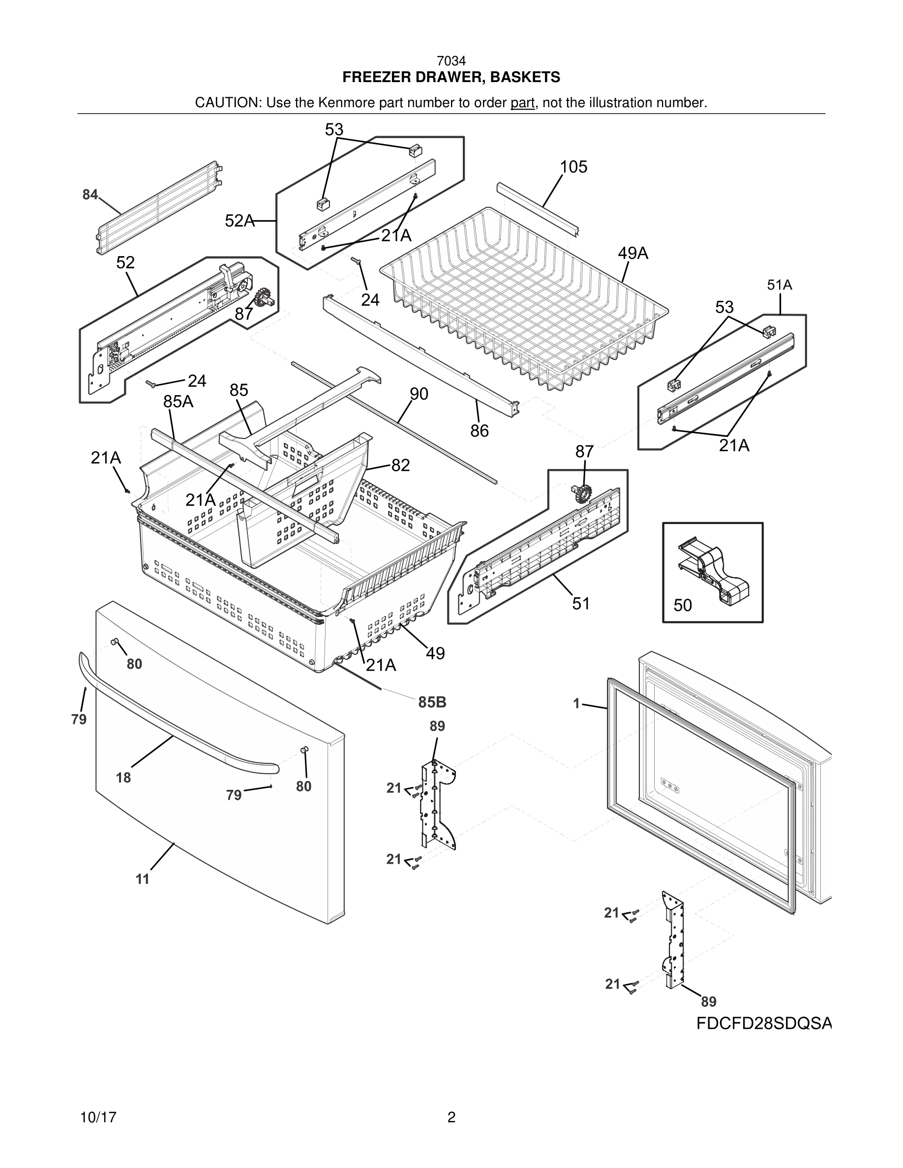 03 - FREEZER DRAWER, BASKETS