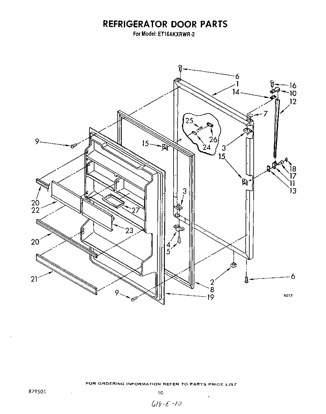 08 - REFRIGERATOR DOOR , NOT ILLUSTRATED