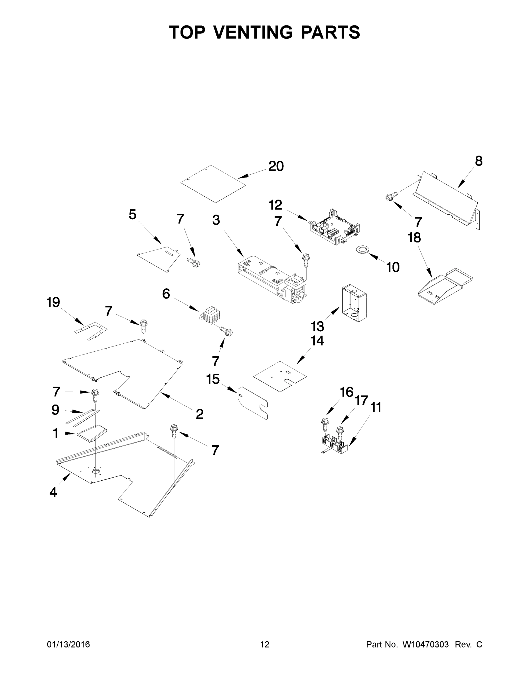 07 - TOP VENTING PARTS