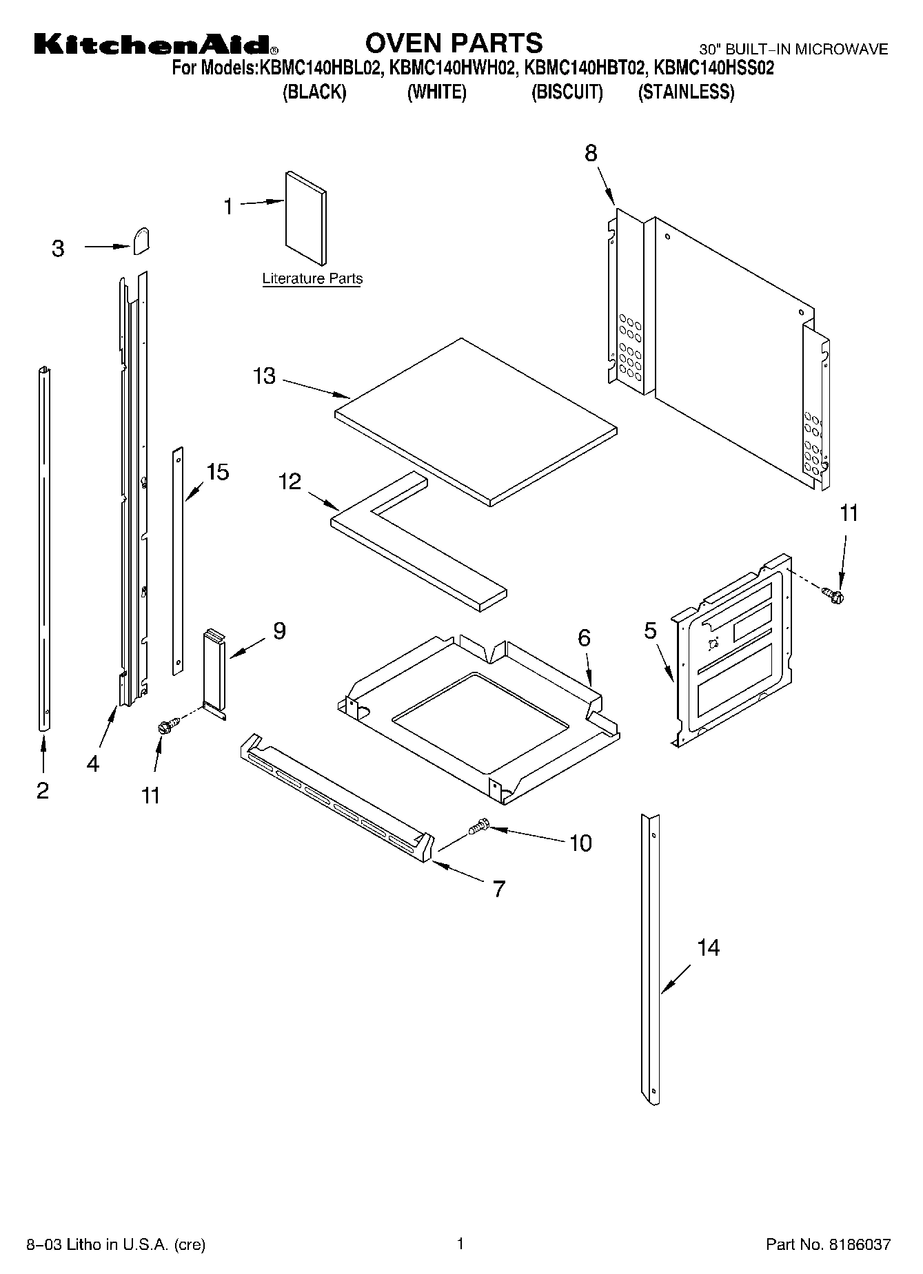 01 - OVEN PARTS