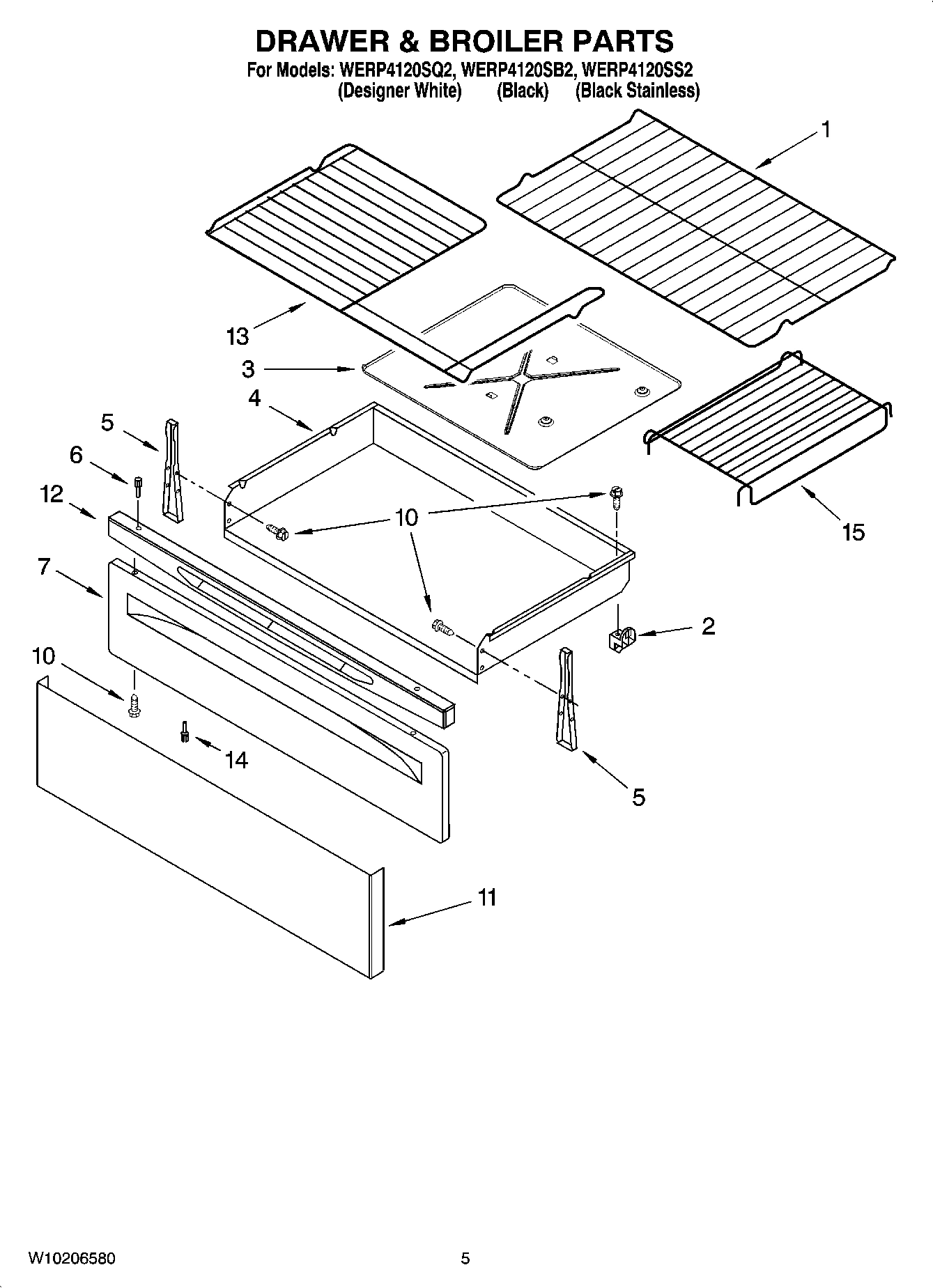 04 - DRAWER & BROILER PARTS
