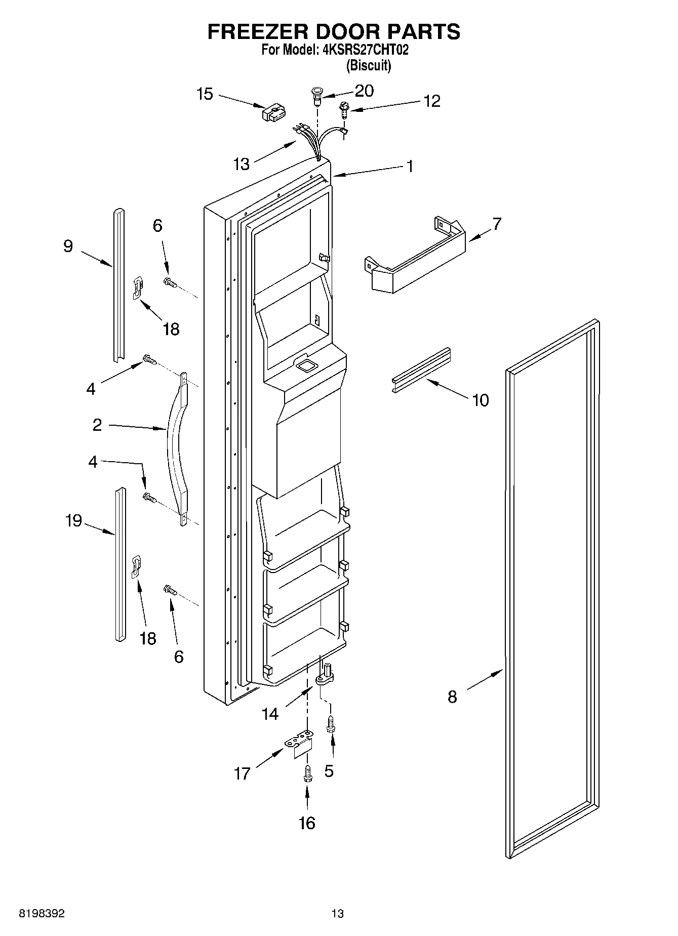 08 - FREEZER DOOR