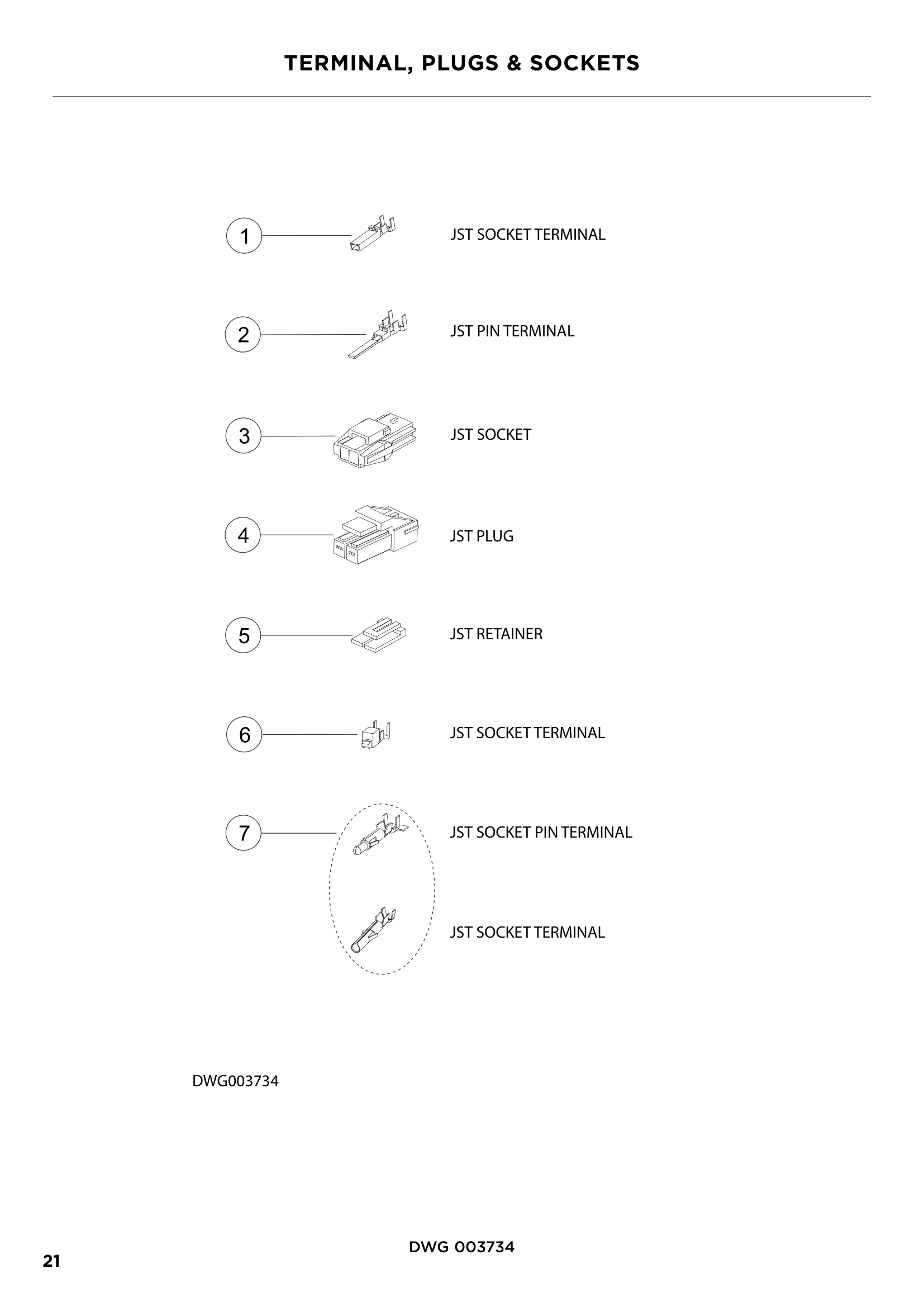 TERMINAL, PLUGS & SOCKETS