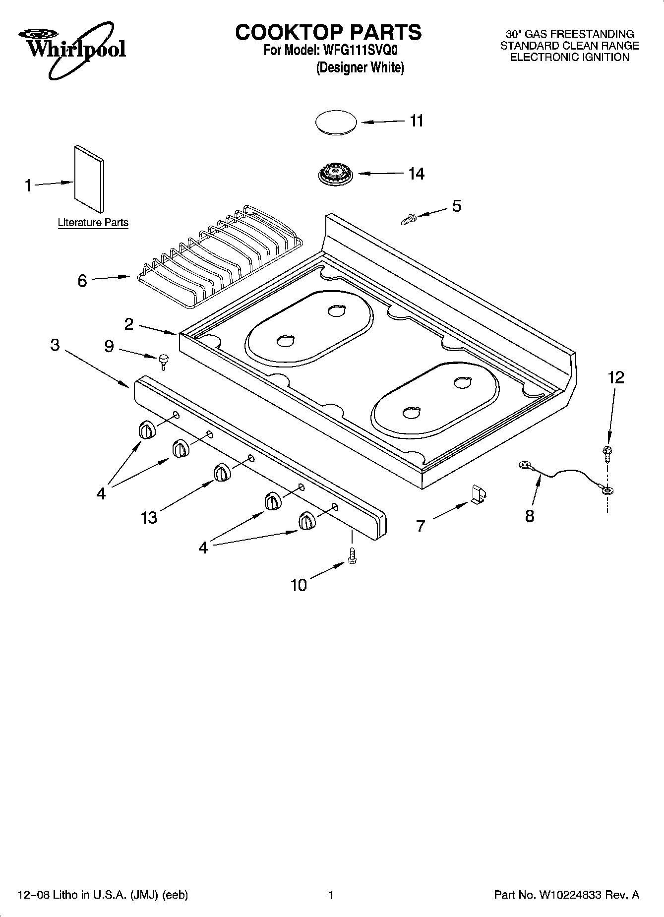 01 - COOKTOP PARTS