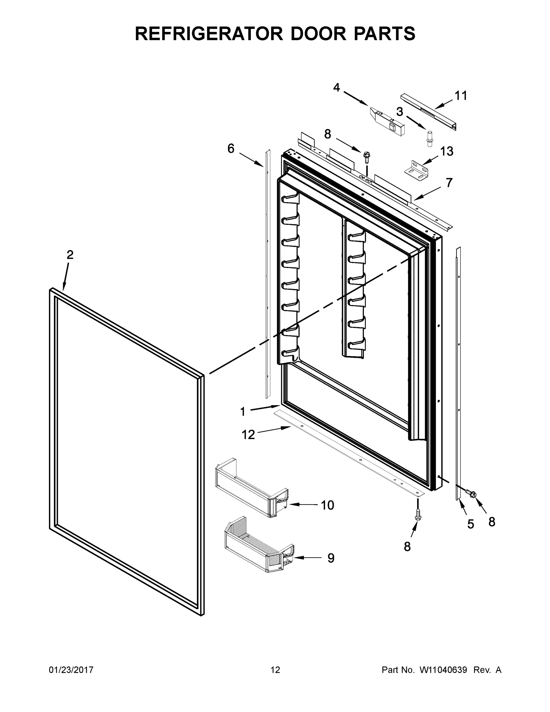 07 - REFRIGERATOR DOOR PARTS