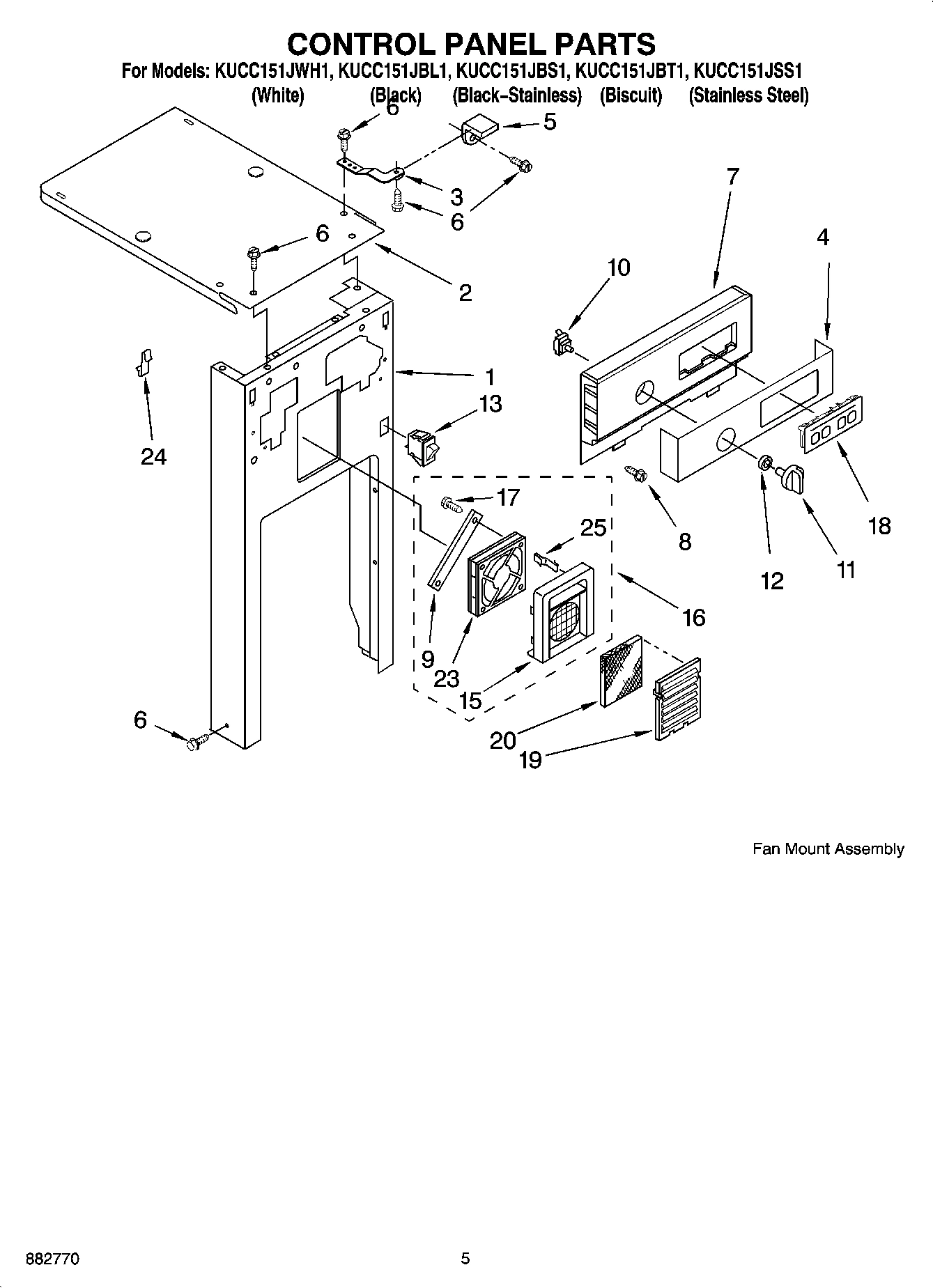 05 - CONTROL PANEL PARTS