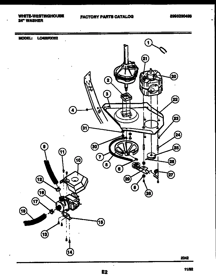 05 - WASHER DRIVE SYSTEM AND PUMP