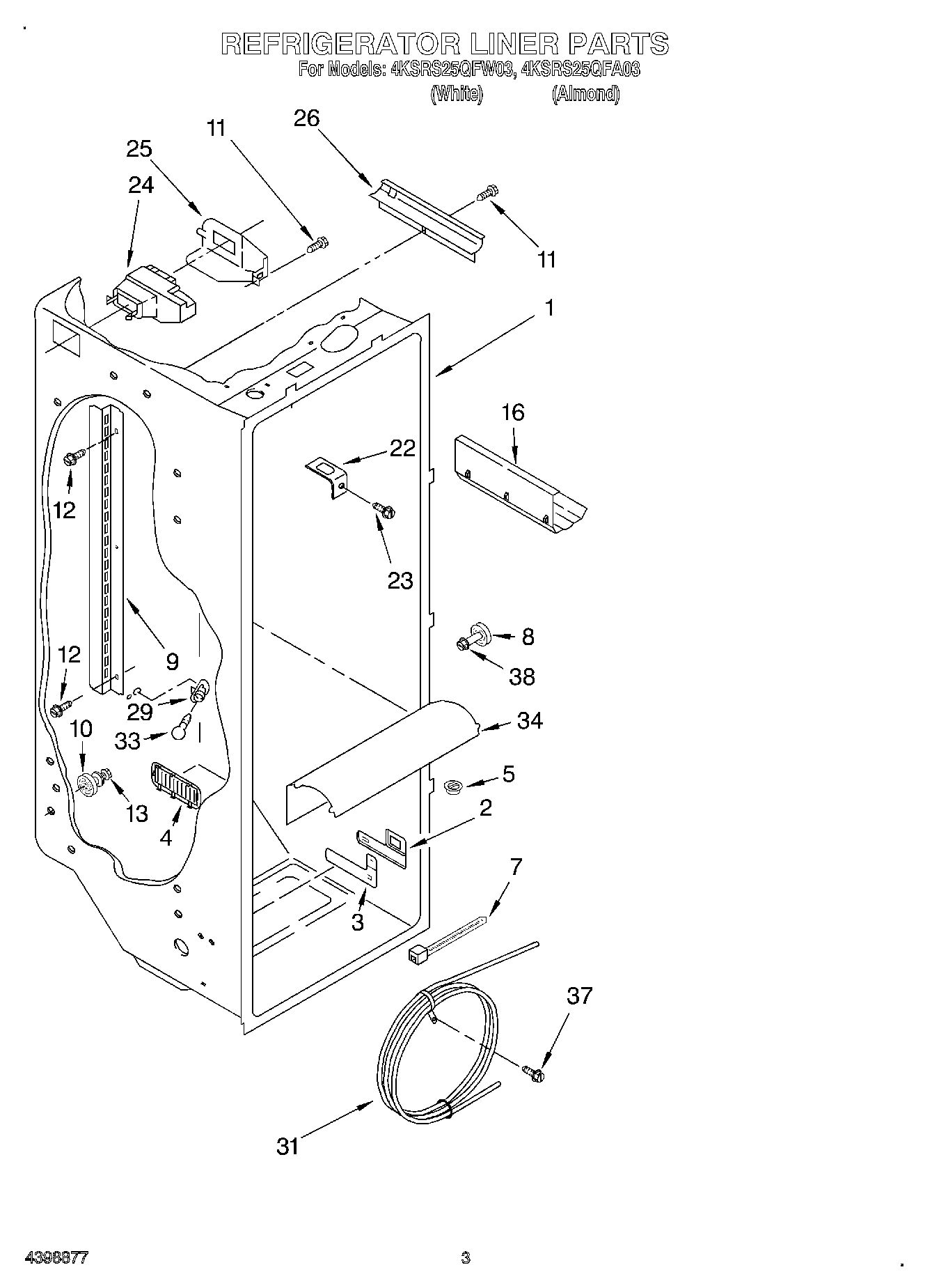 02 - REFRIGERATOR LINER