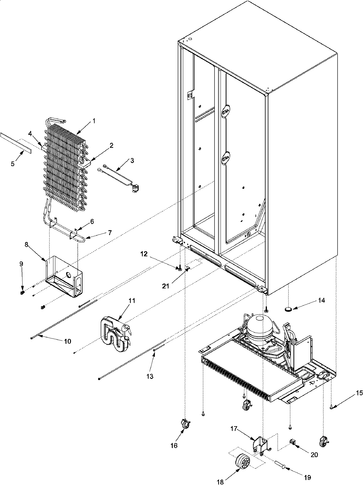 06 - EVAPORATOR ASSY AND ROLLERS
