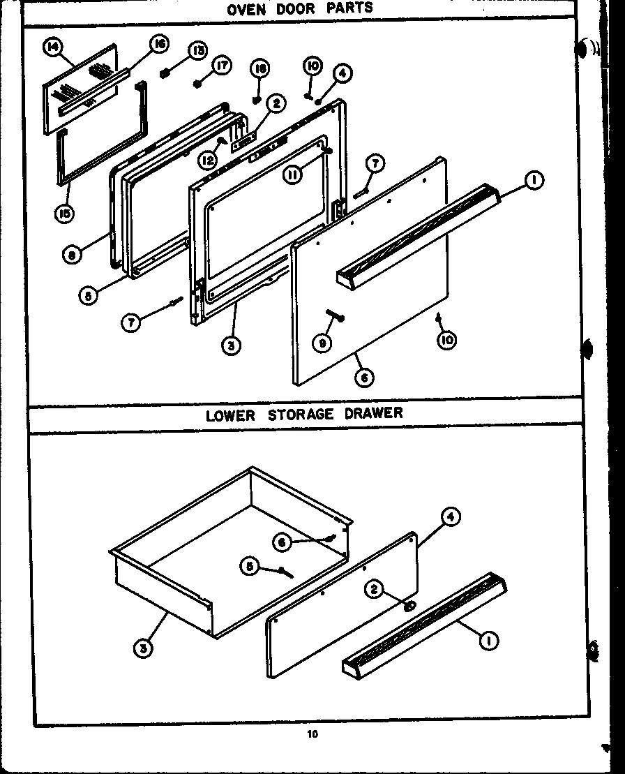 08 - OVEN DOOR PARTS