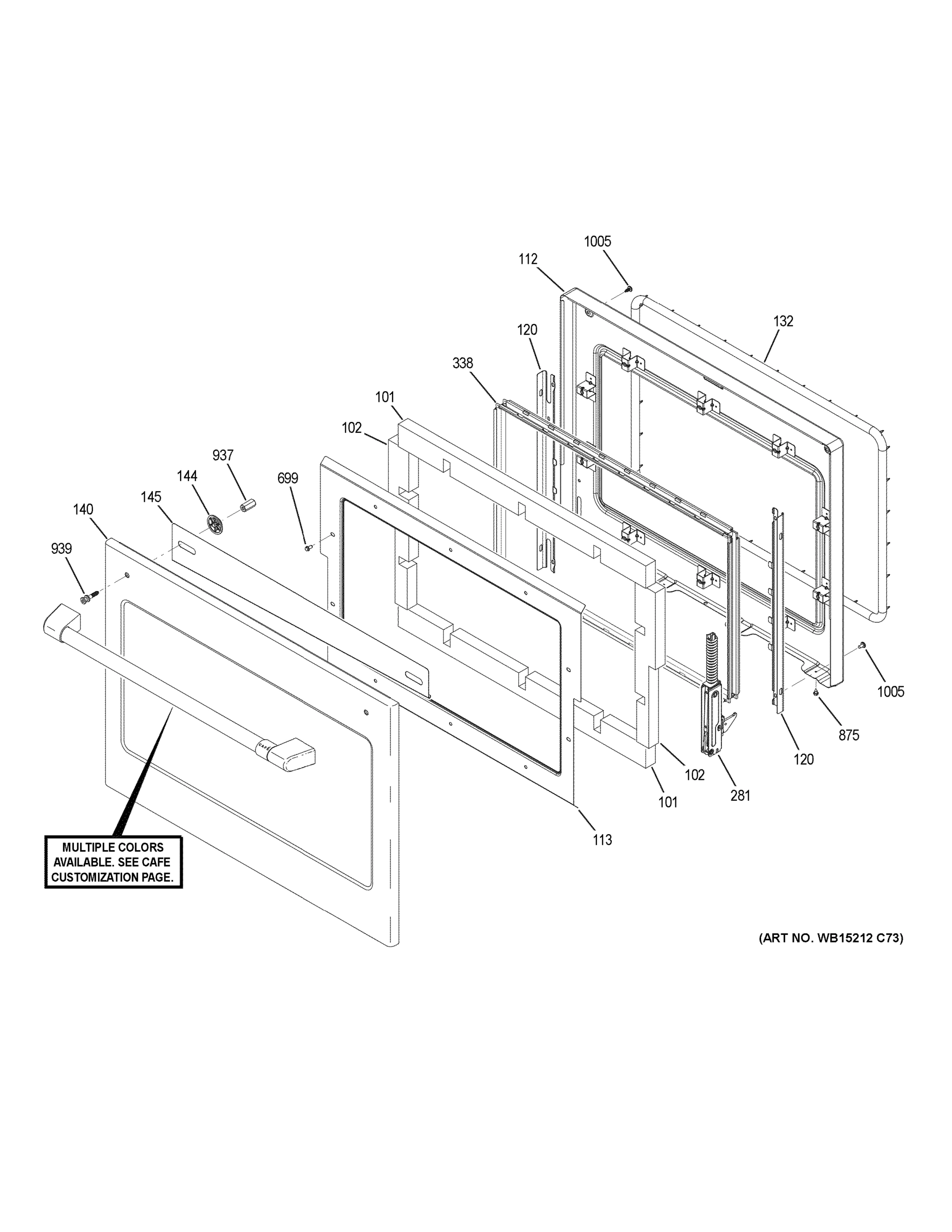 OVEN DOOR