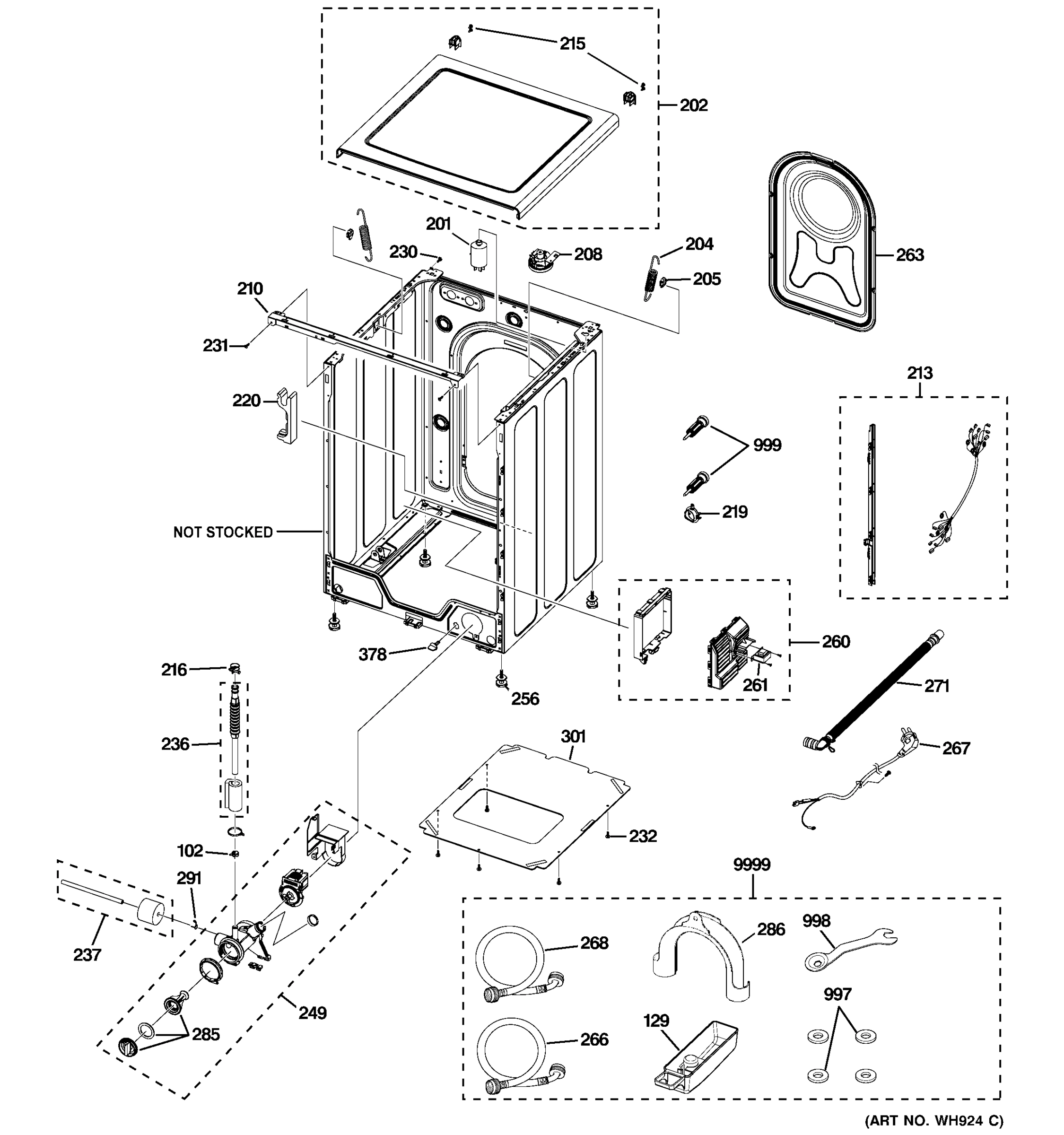 CABINET, COVER & TOP PANEL