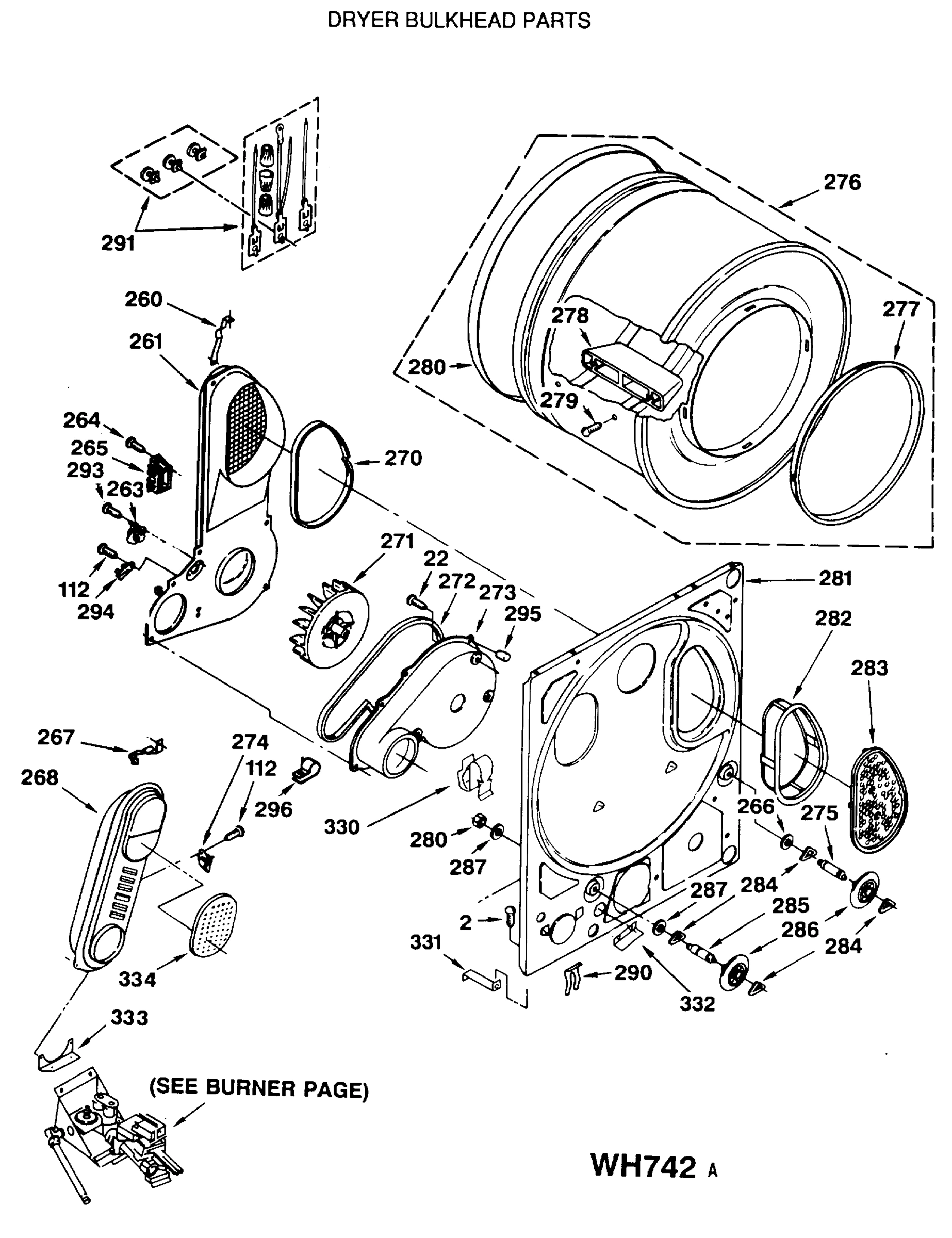 DRYER BULKHEAD PARTS