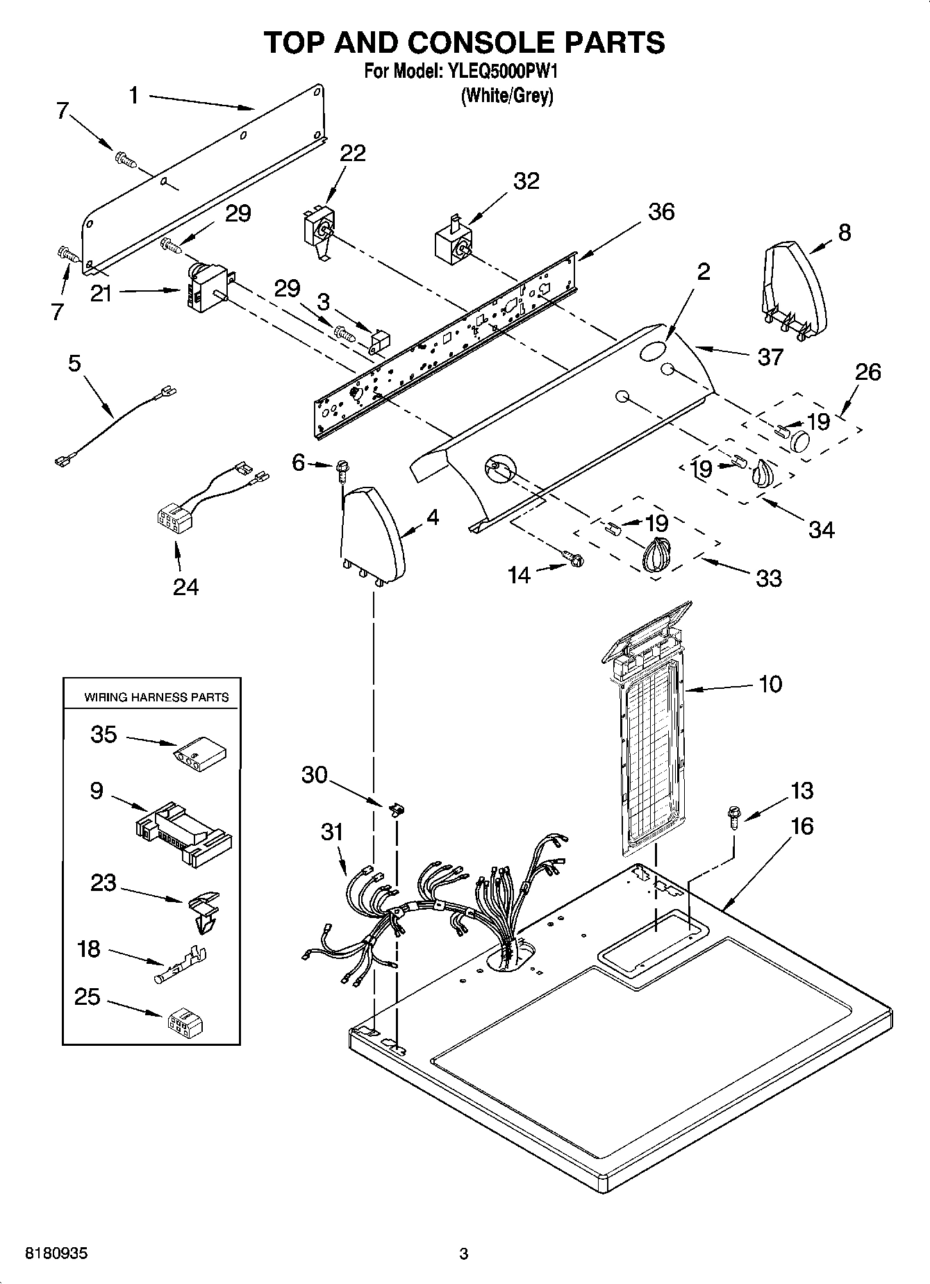 02 - TOP AND CONSOLE PARTS