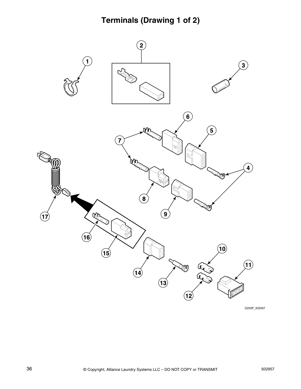 Terminals (Drawing 1 of 2)