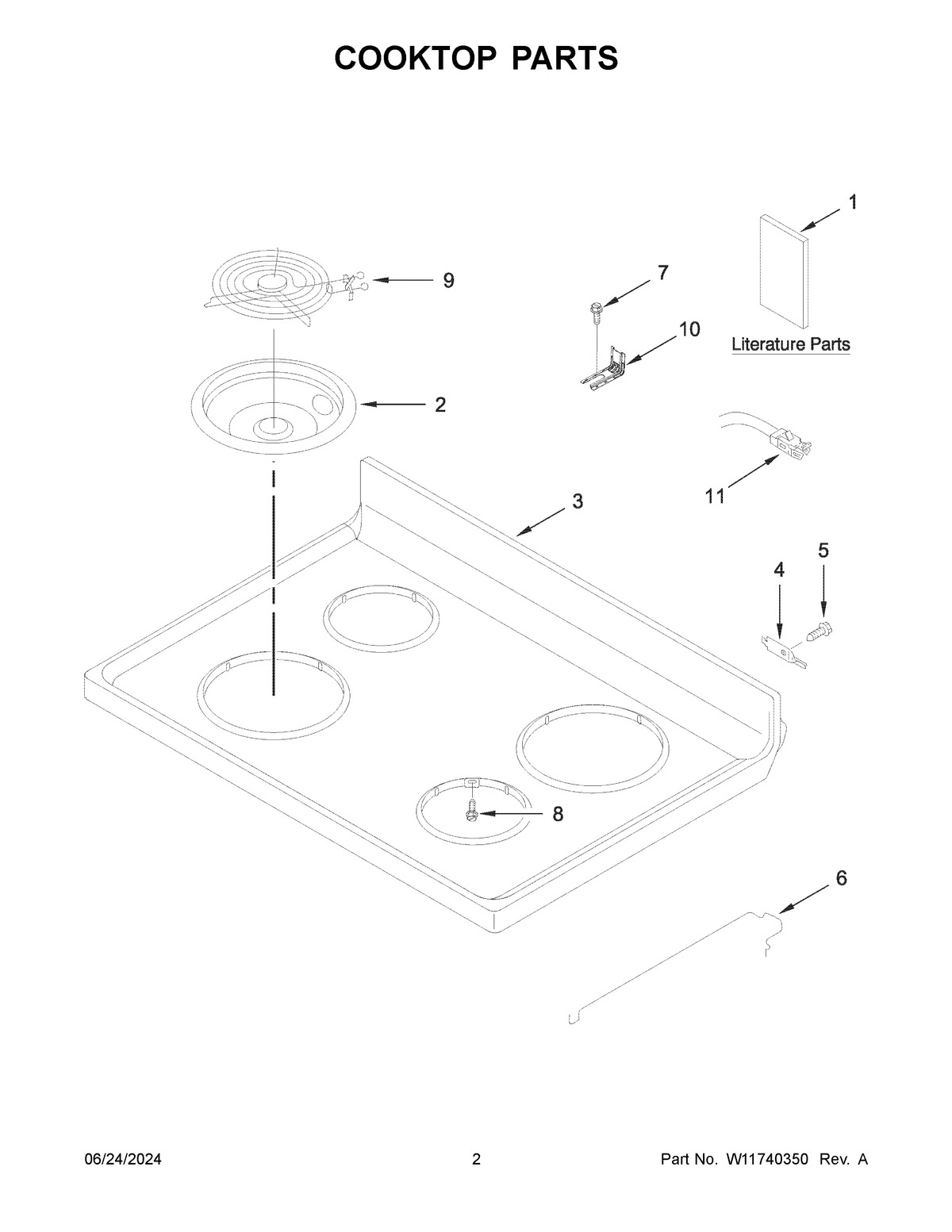 02 - COOKTOP PARTS