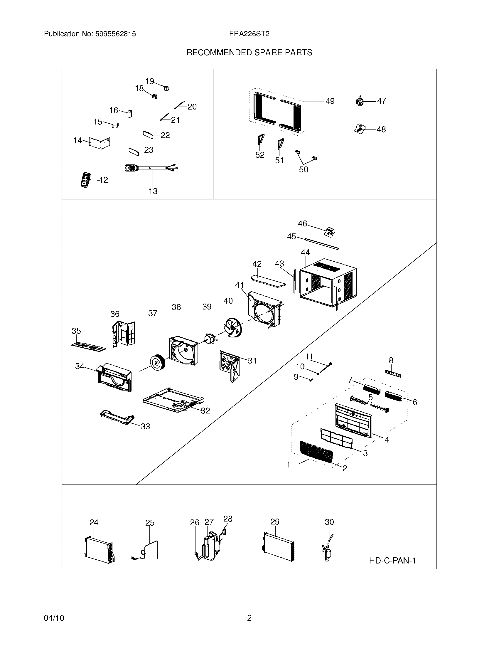 03 - RECOMMENDED SPARE PARTS