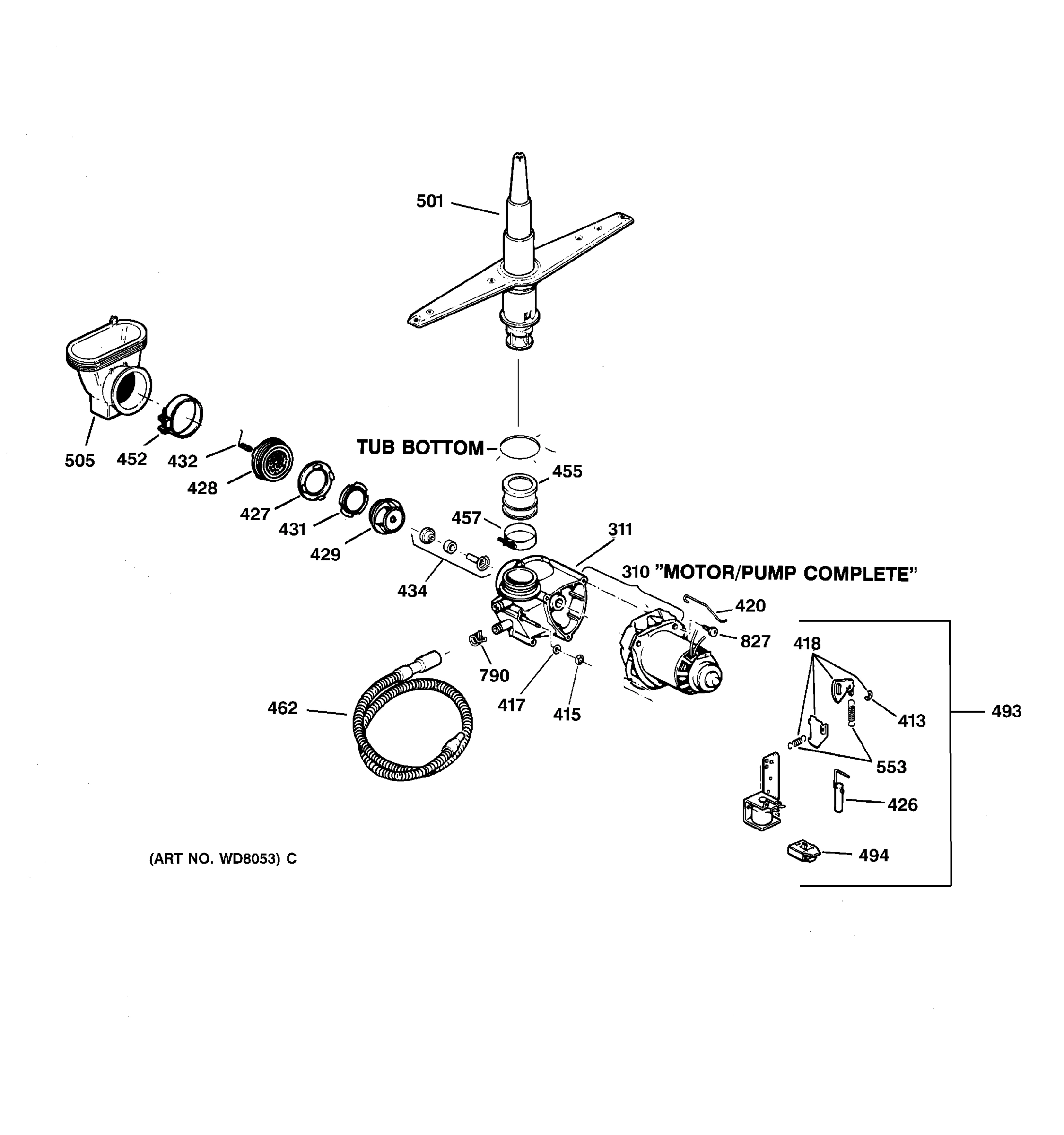 MOTOR-PUMP MECHANISM