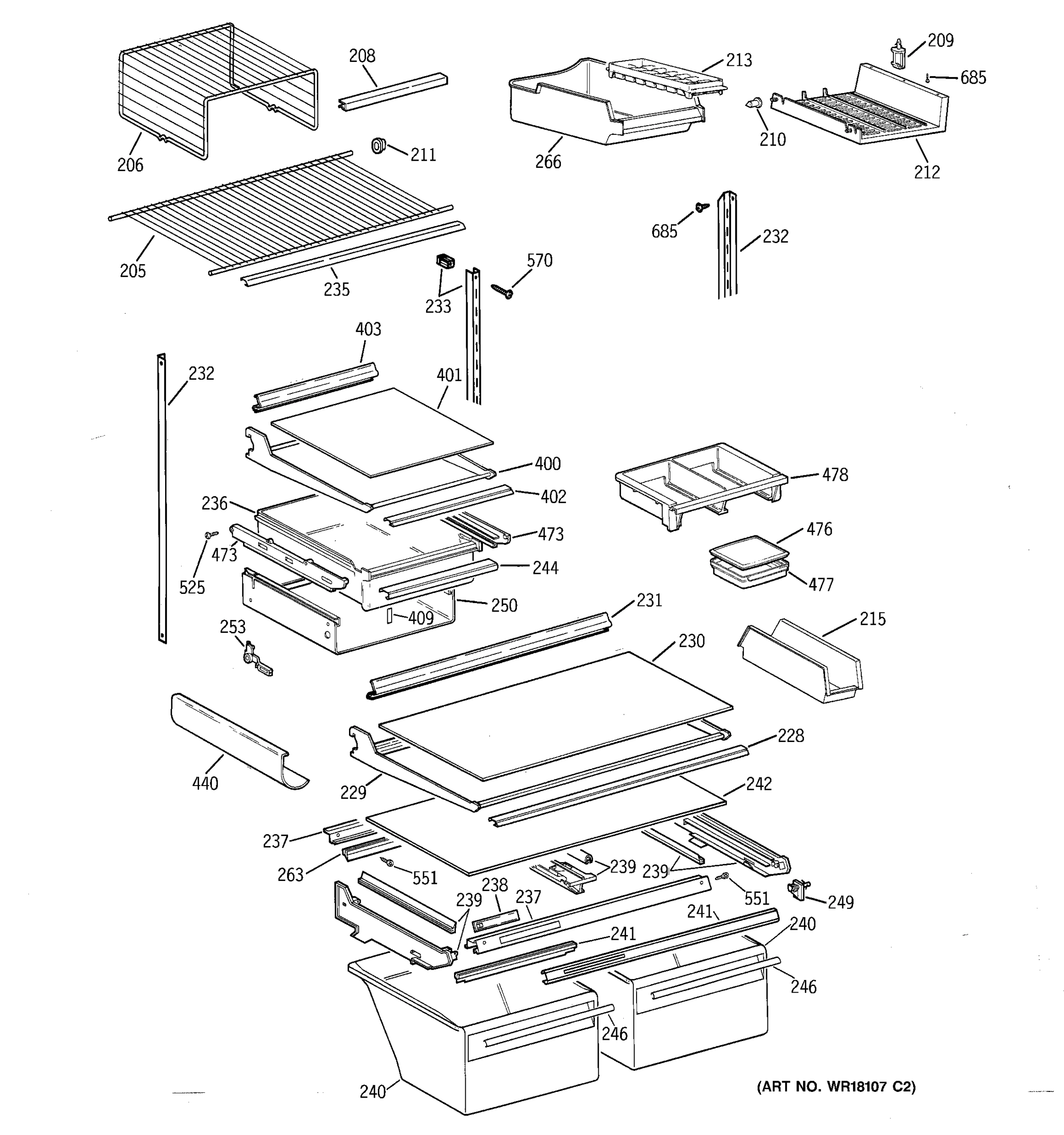 SHELF PARTS