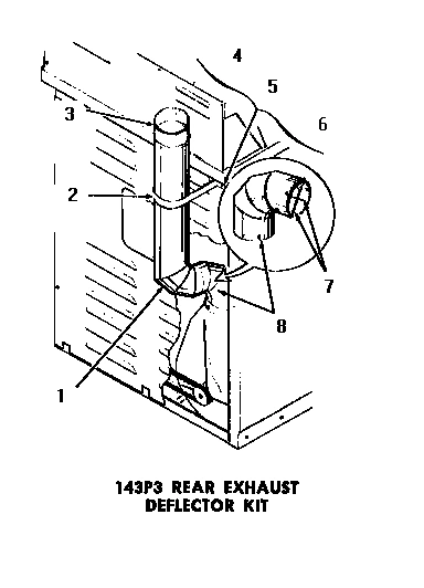 01 - 143P3 REAR EXHAUST DEFLECTOR KIT