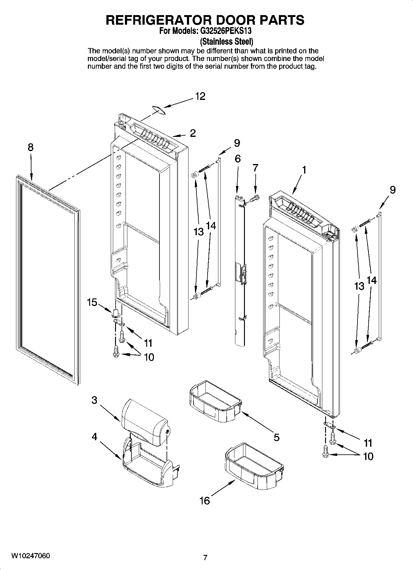 04 - REFRIGERATOR DOOR PARTS