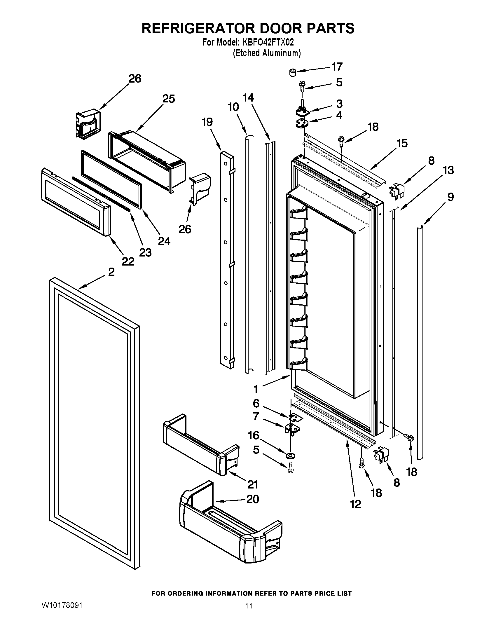 07 - REFRIGERATOR DOOR PARTS