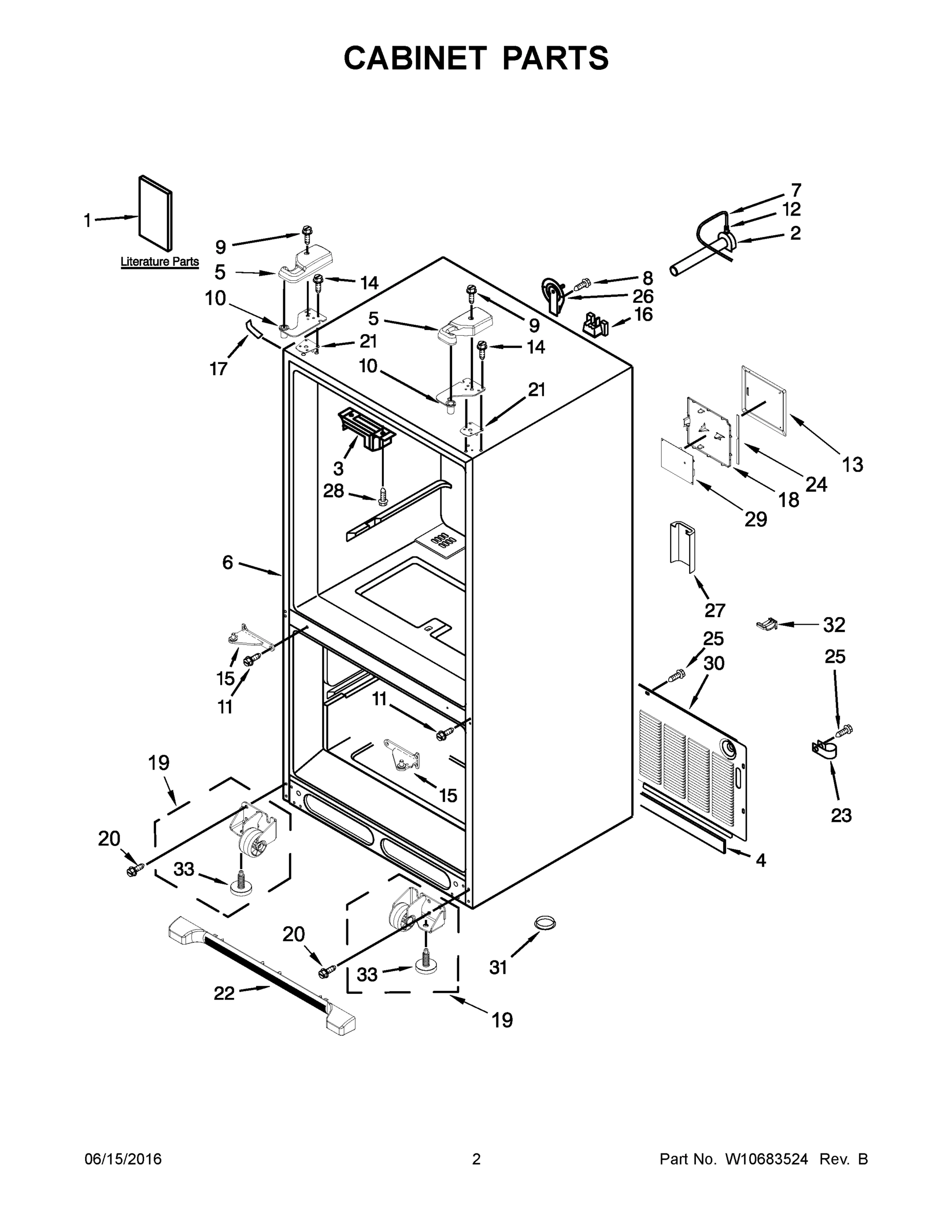 02 - CABINET PARTS
