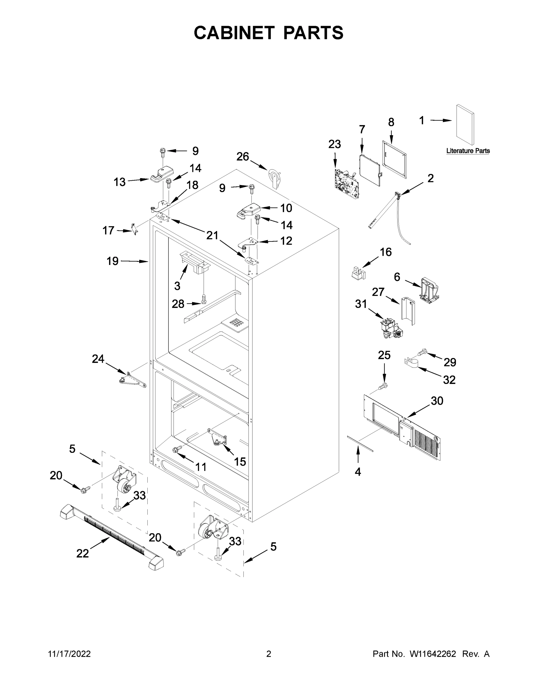 02 - CABINET PARTS