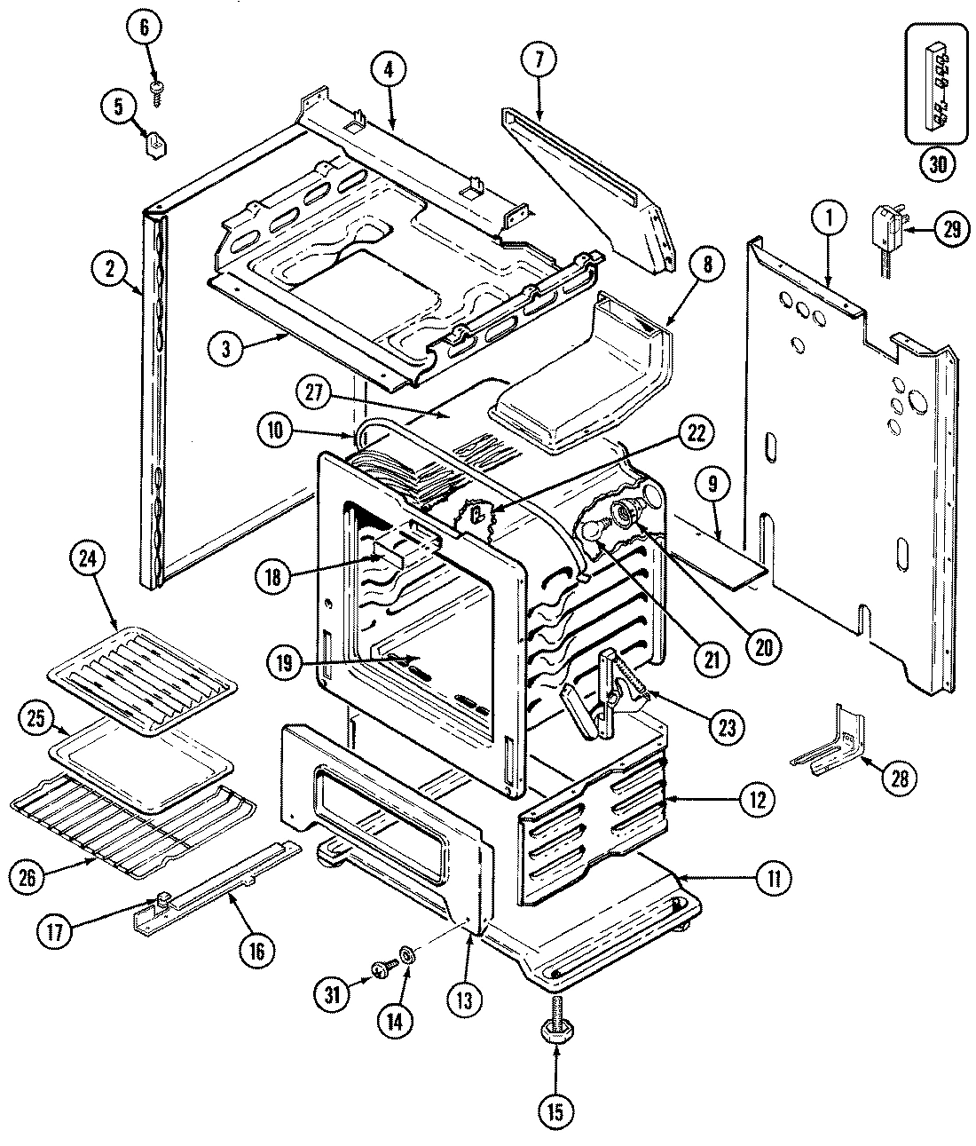 01 - BODY/OVEN