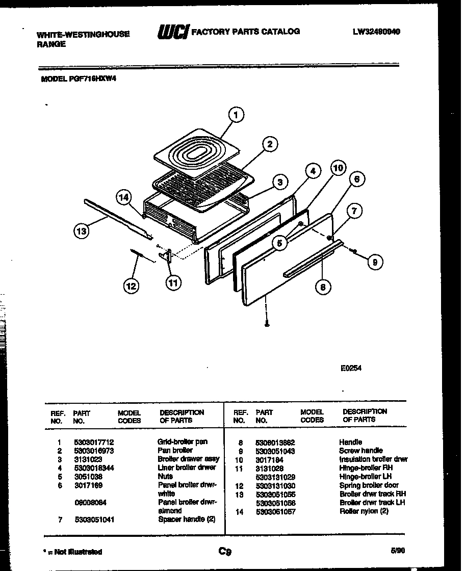 06 - BROILER DRAWER PARTS