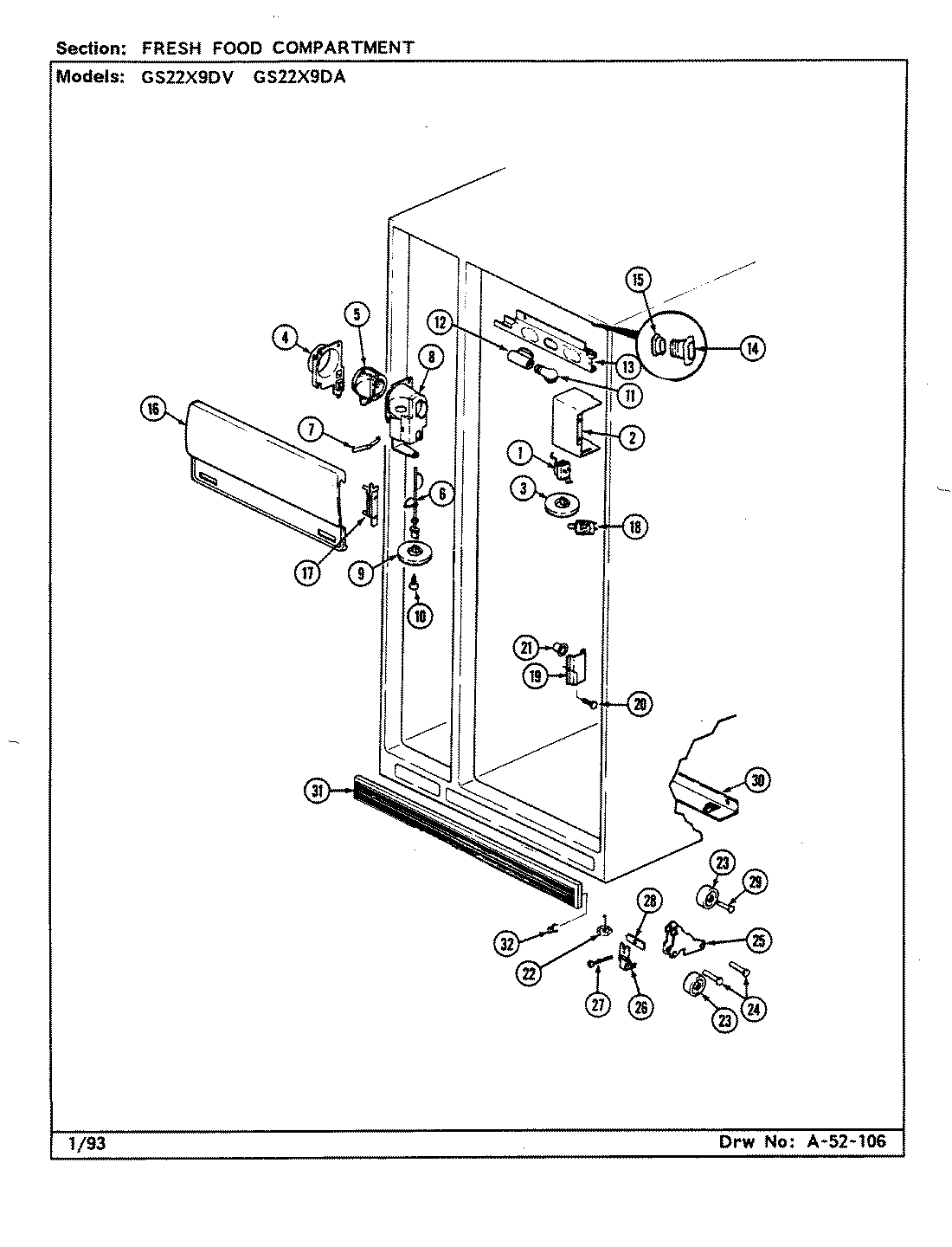 03 - FRESH FOOD COMPARTMENT