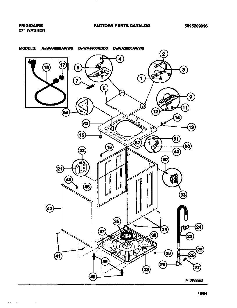 02 - CABINET, TOP PANEL, BASE