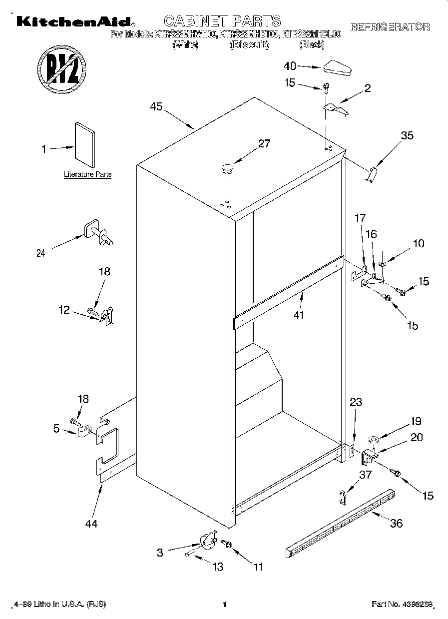 01 - CABINET, LITERATURE
