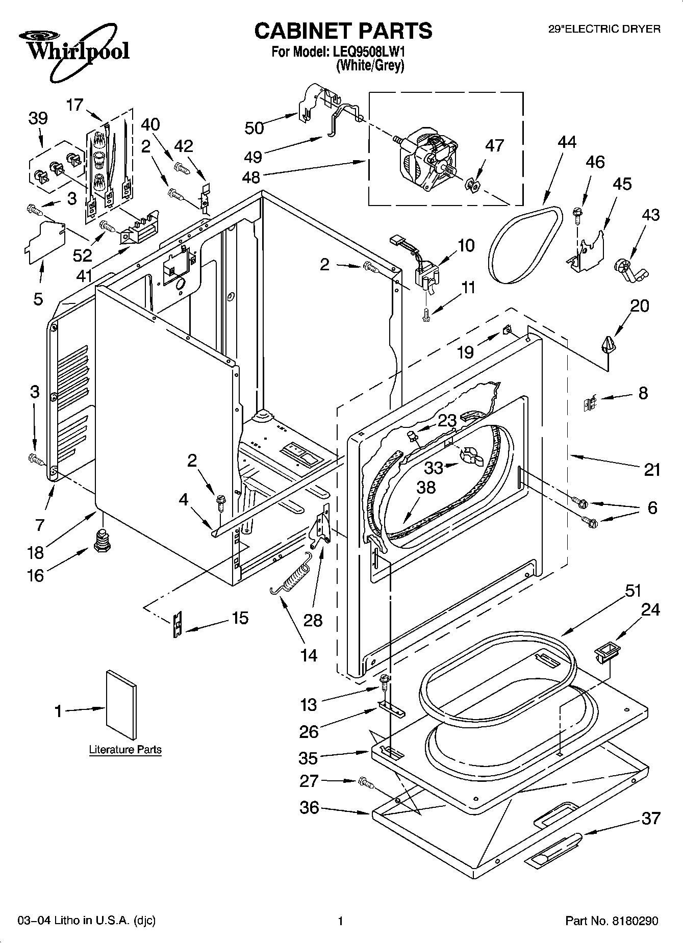 01 - CABINET PARTS