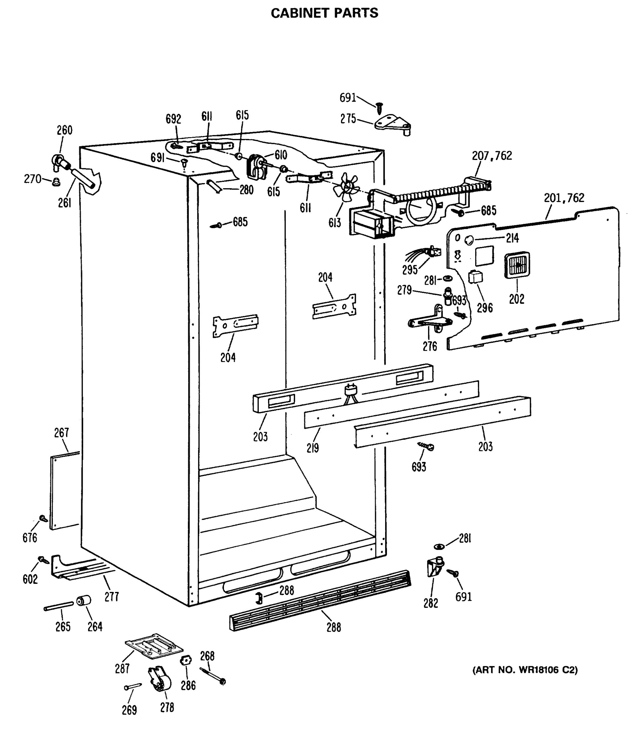 CABINET PARTS