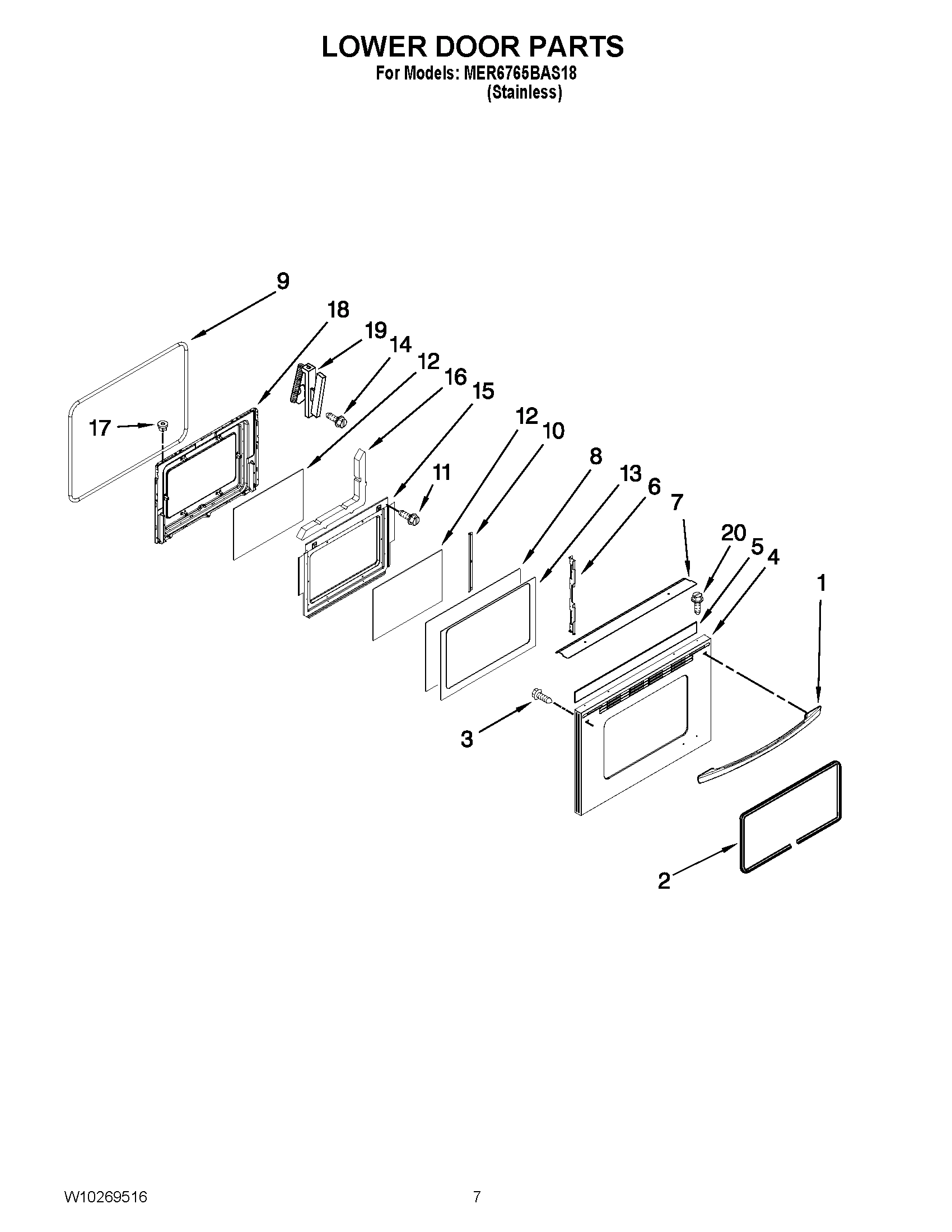 05 - LOWER DOOR PARTS