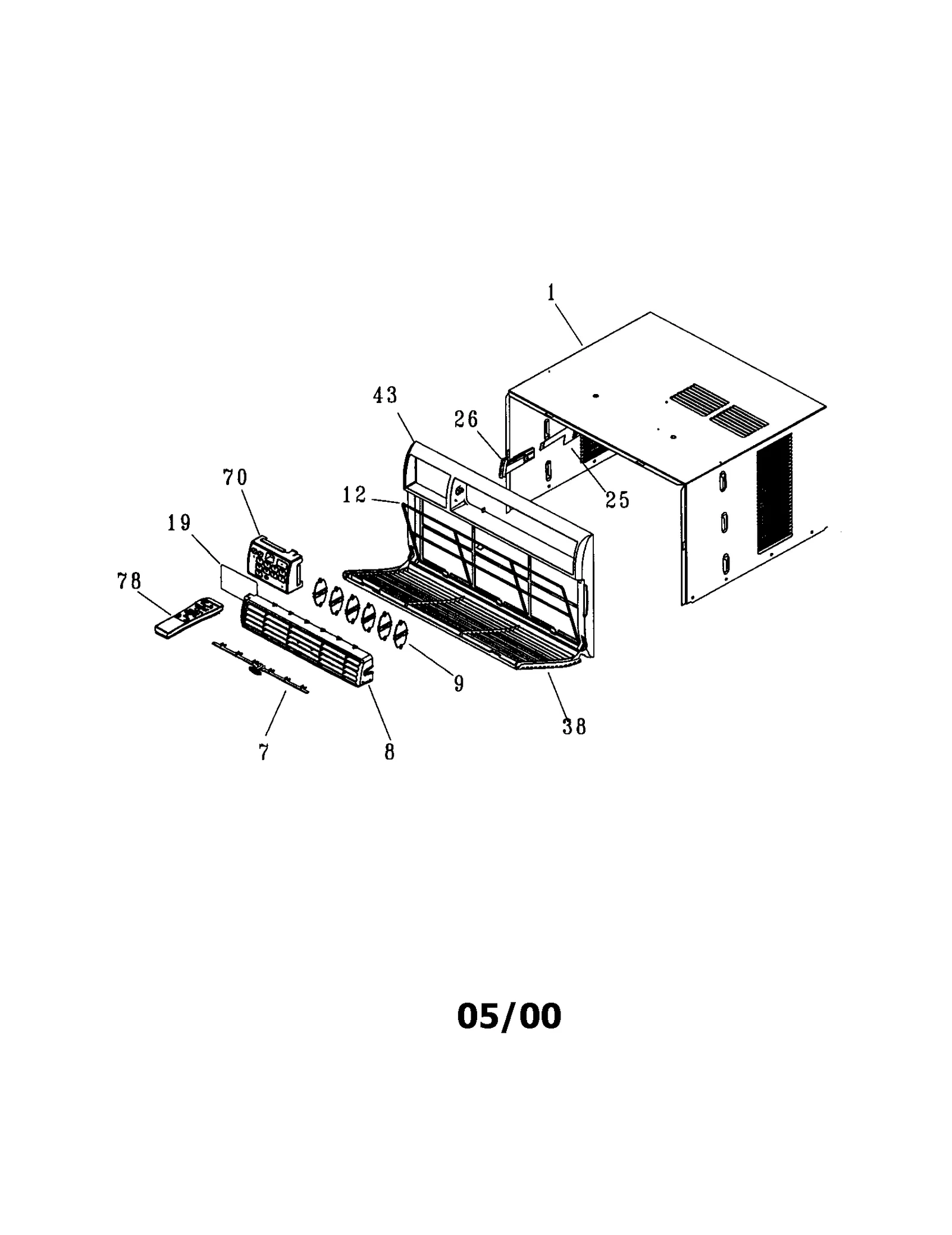 CABINET FRONT AND WRAPPER