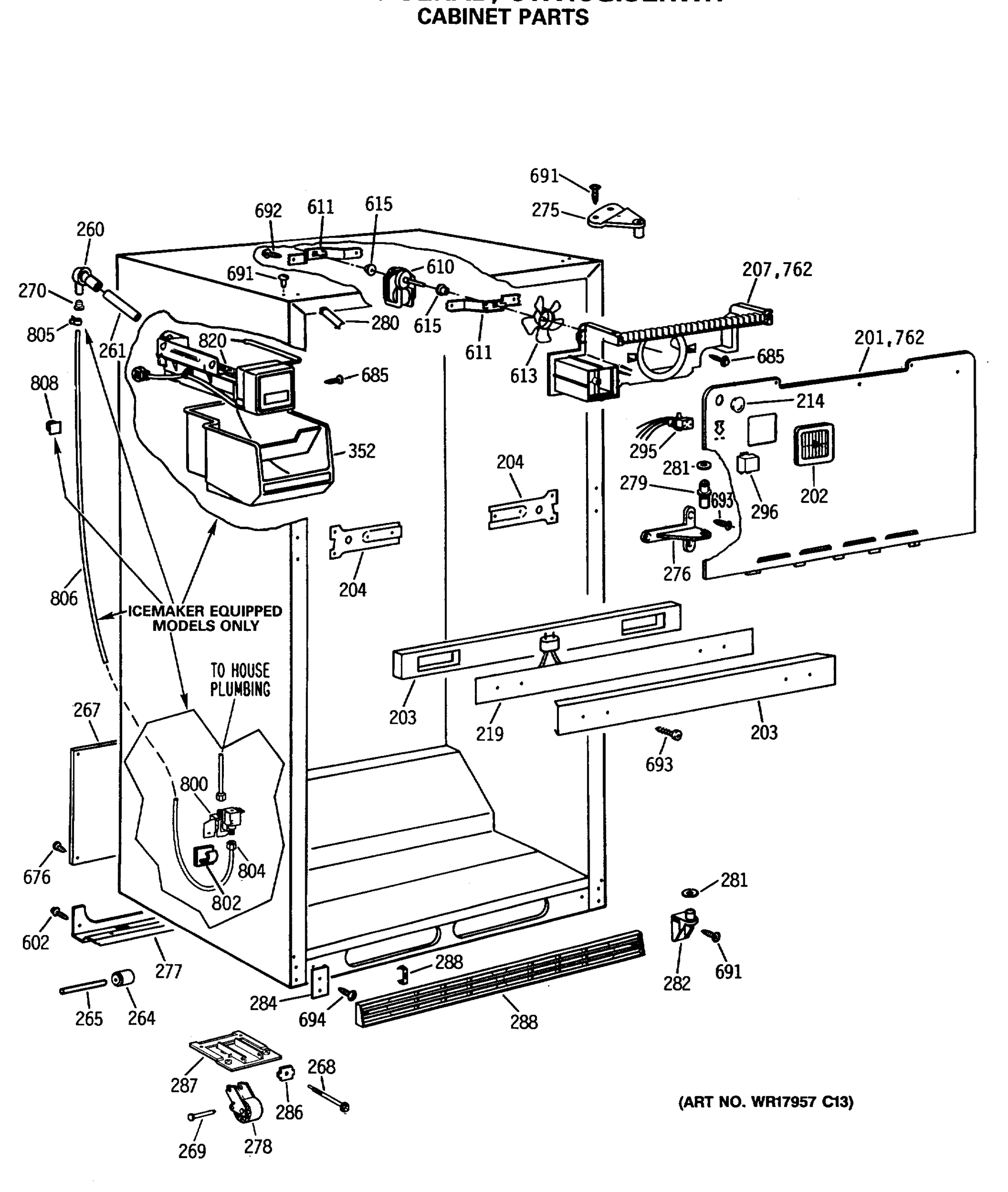 CABINET PARTS