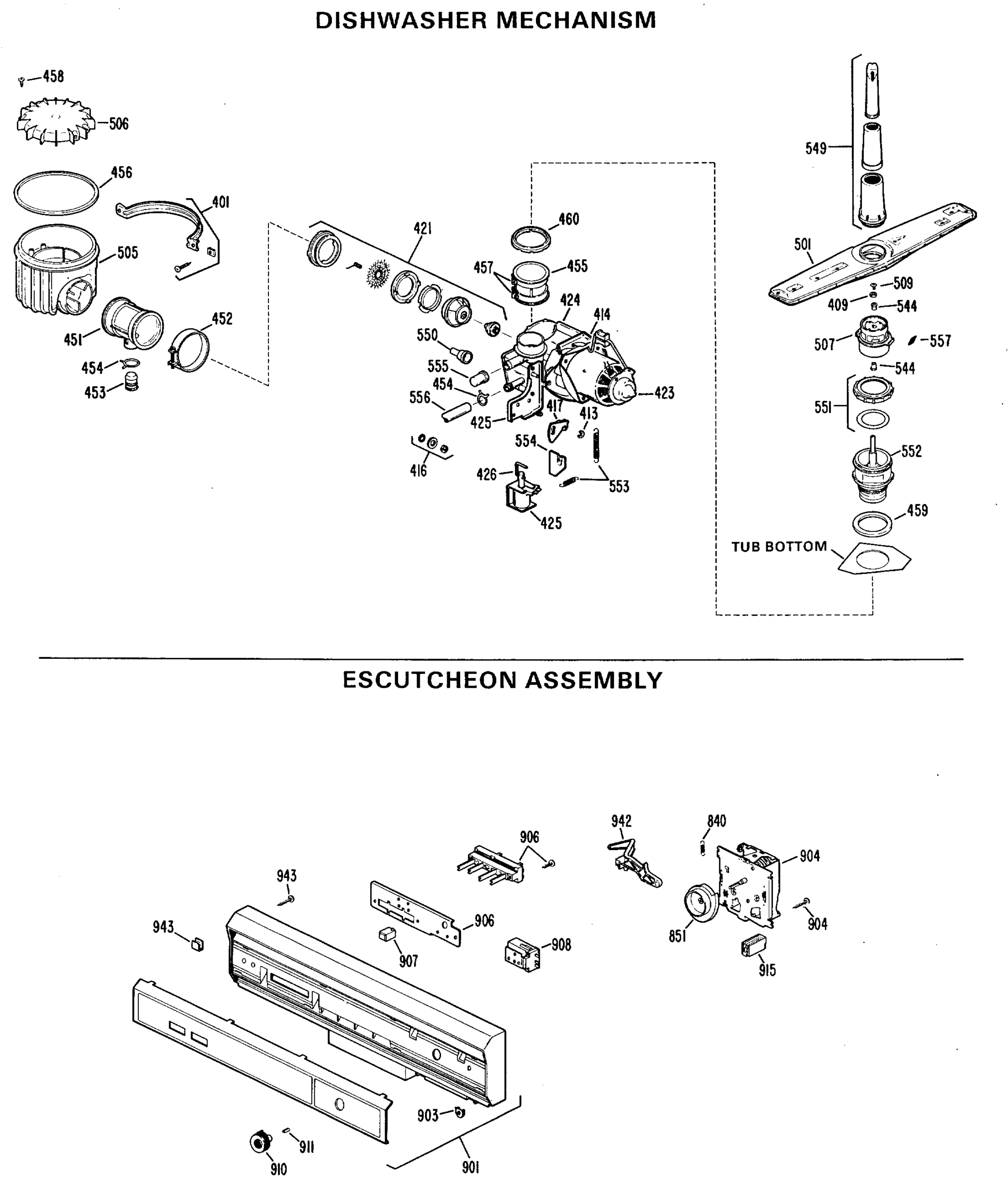 ESCUTHEON ASSEMBLY