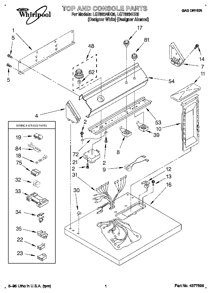 01 - TOP AND CONSOLE, LIT/OPTIONAL
