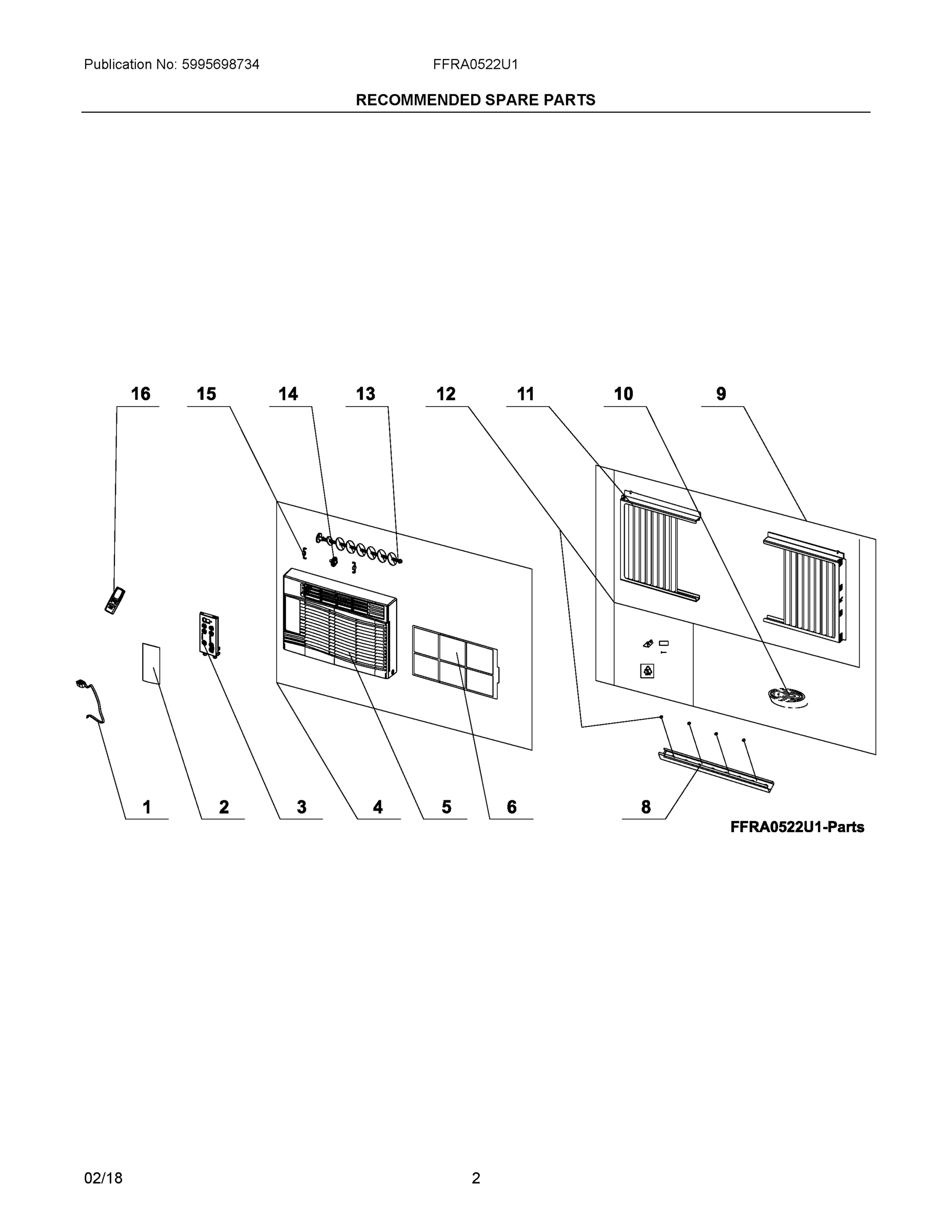 02 - RECOMMENDED SPARE PARTS