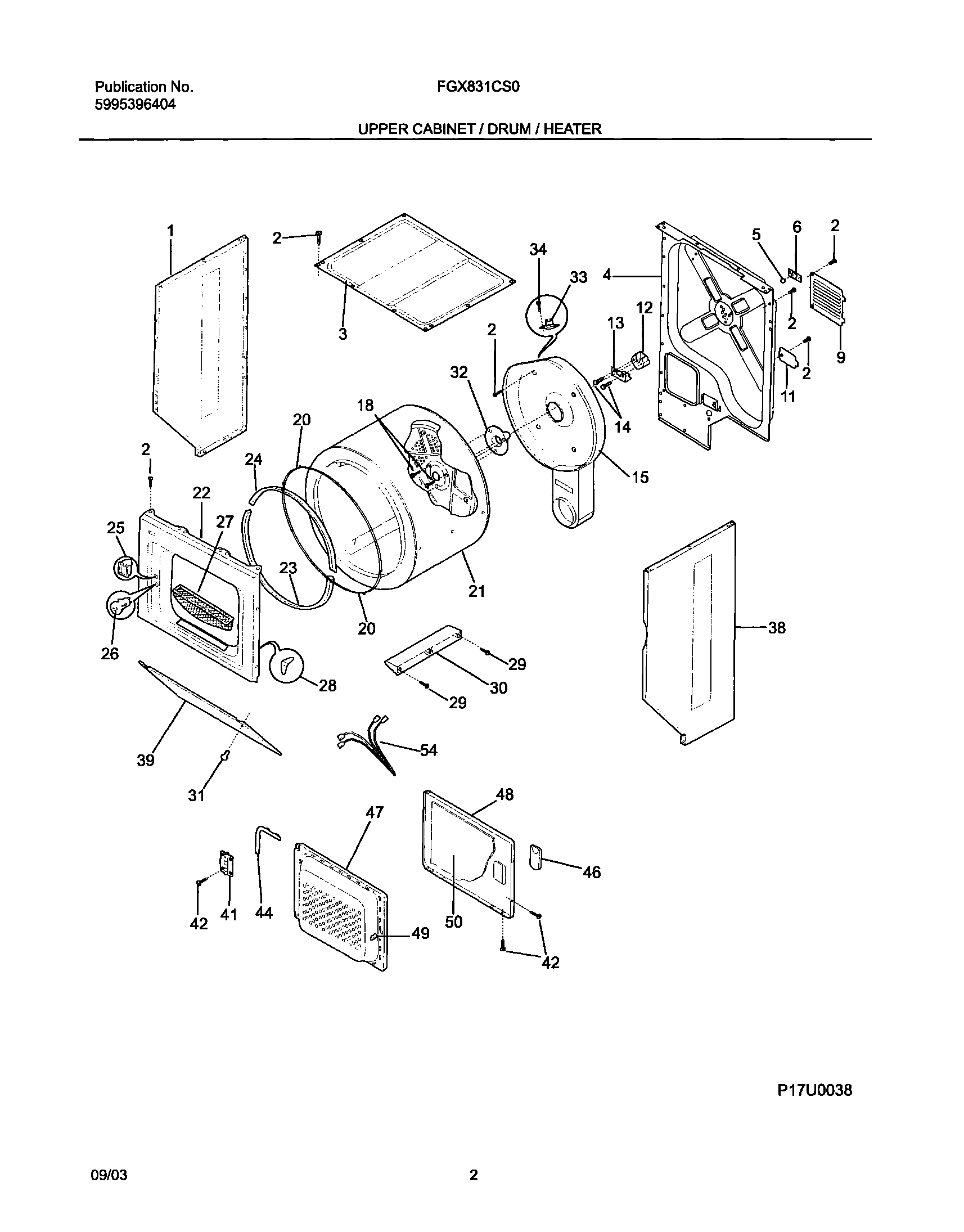 03 - UPPER CABINET/DRUM/HEATER