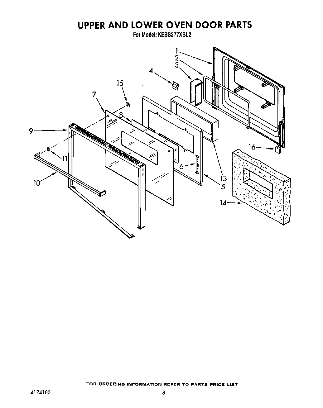 06 - UPPER AND LOWER OVEN DOOR